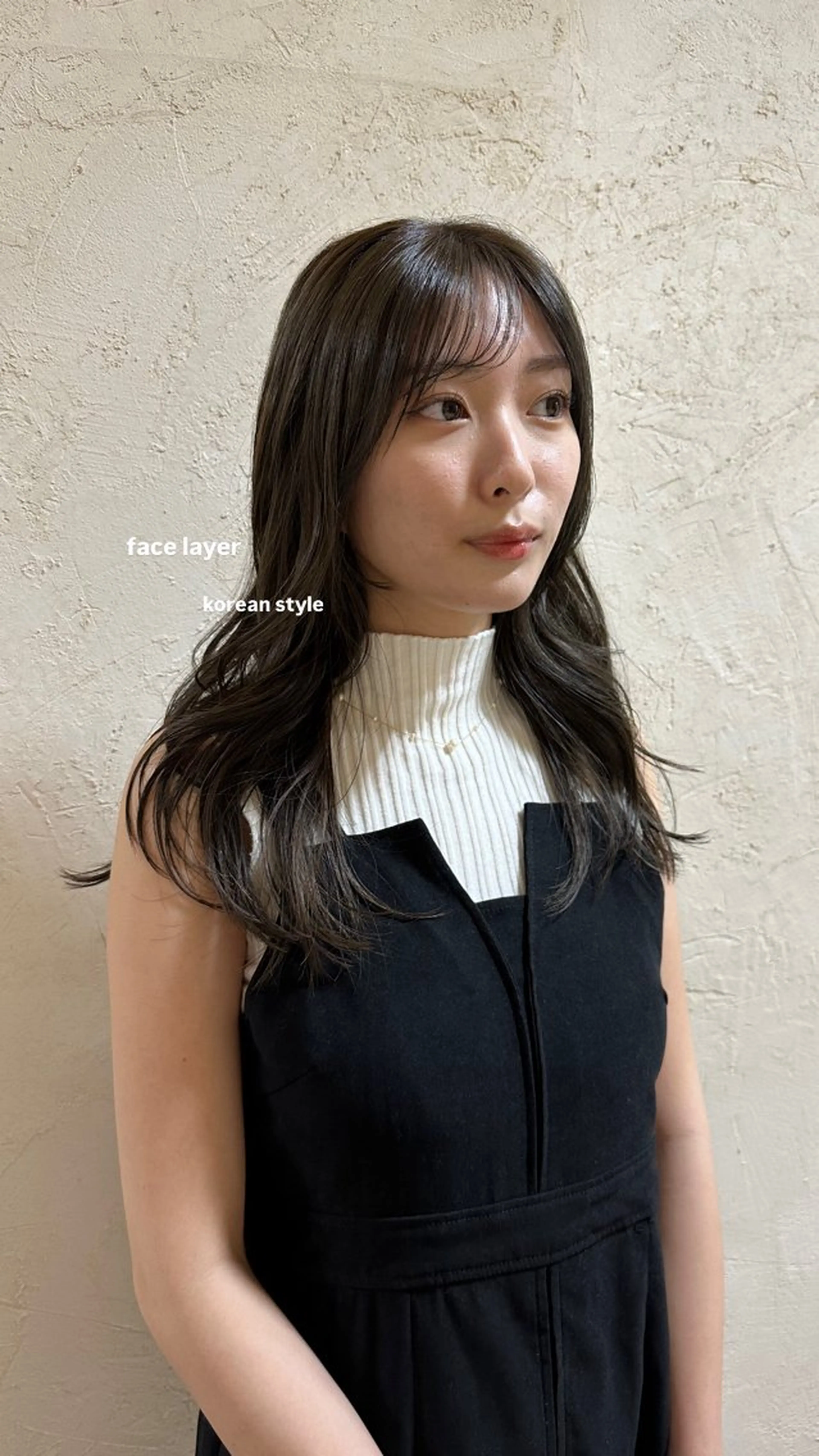 ロング カラー v-lab studio所属・韓国レイヤーカット/ 艶カラー/ noaのヘアスタイル