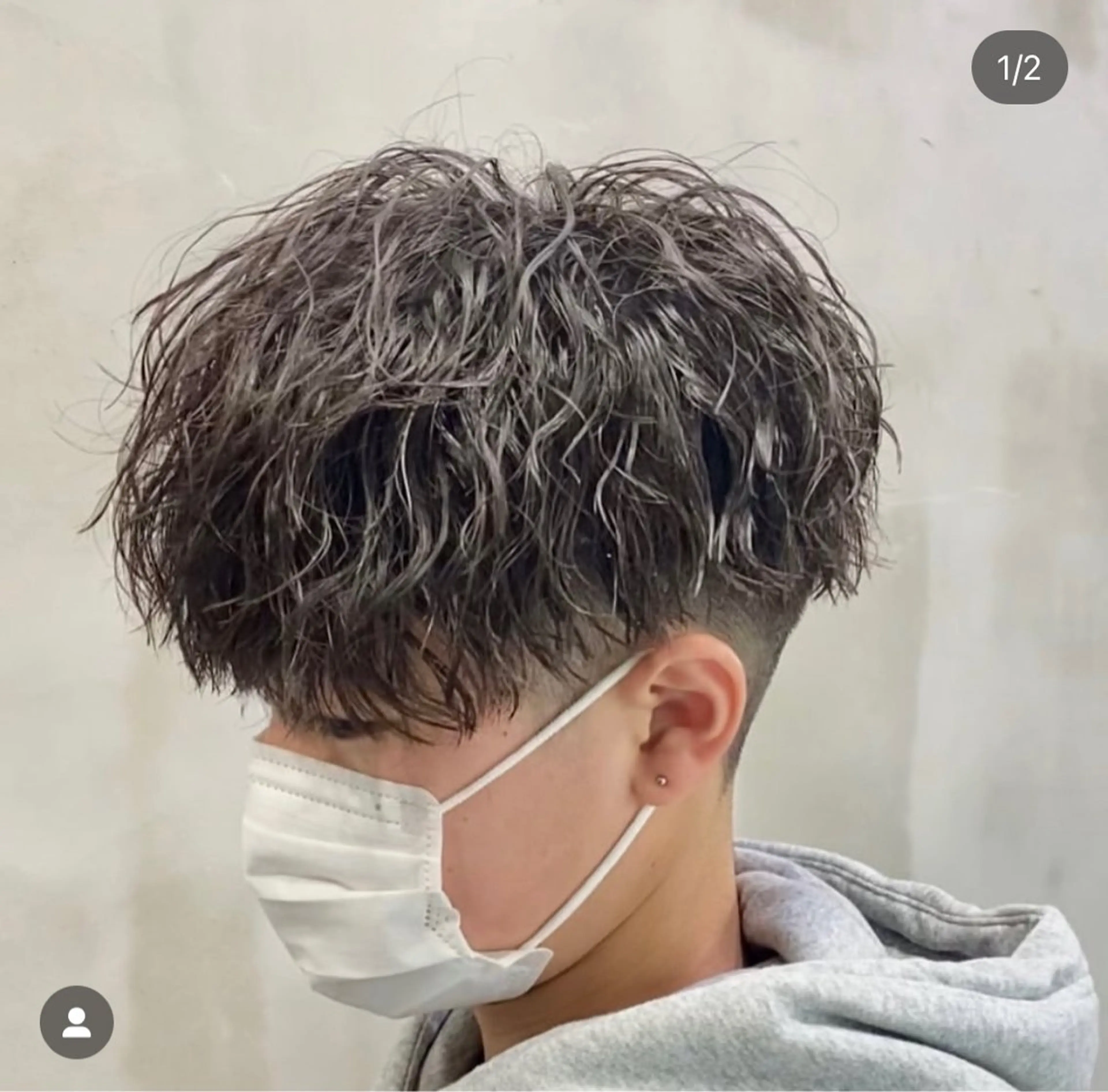 ショート カット パーマ トリートメント ヘアセット ⭐️メンズ特化⭐️ パーマ　カラーのヘアスタイル