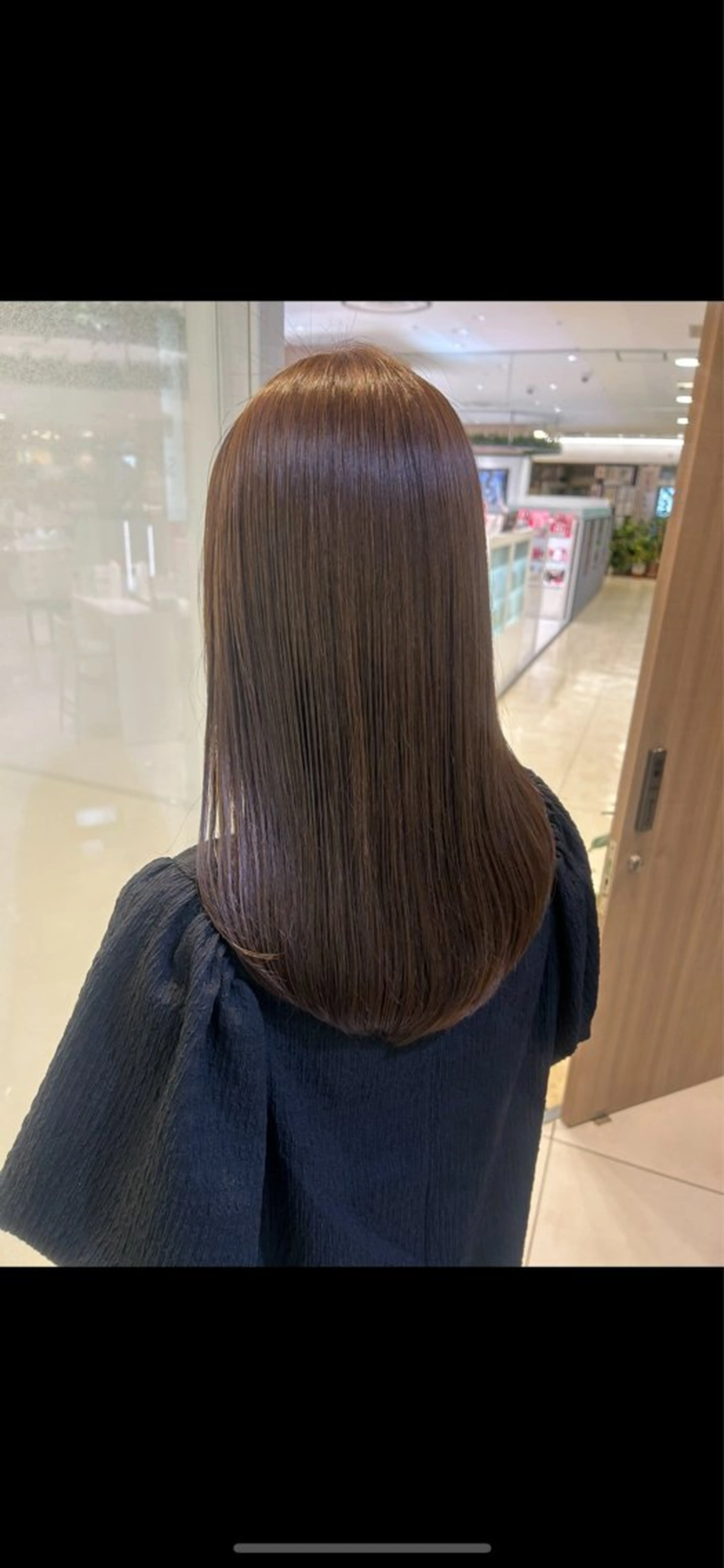 セミロング カラー カット ヘアカラー トリートメント パーソナルな髪質改善 縮毛矯正ササキナツミのヘアスタイル