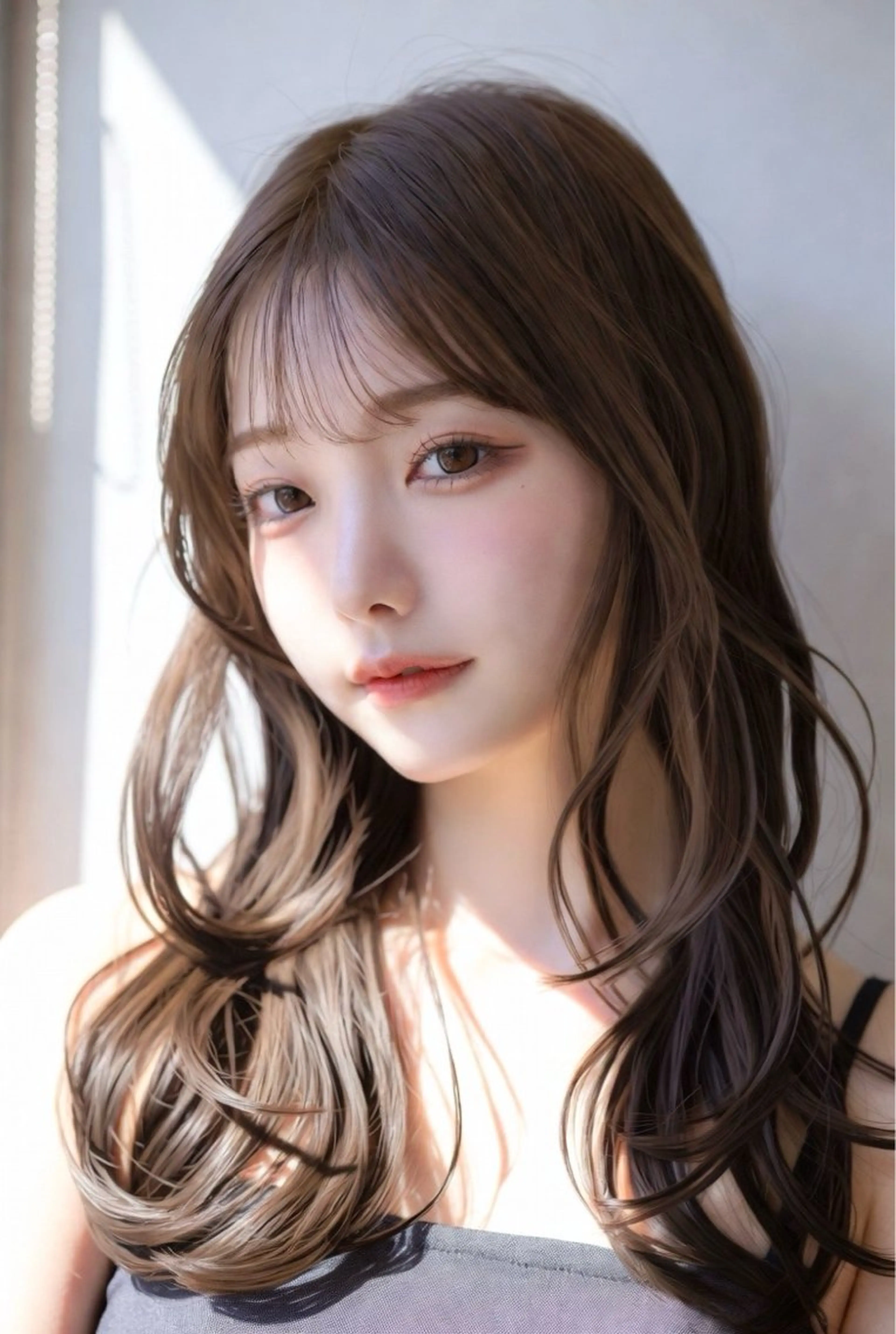 ミディアム カラー カット ヘアカラー トリートメント 雰囲気似合わせ/ itta𓂃🫧のヘアスタイル