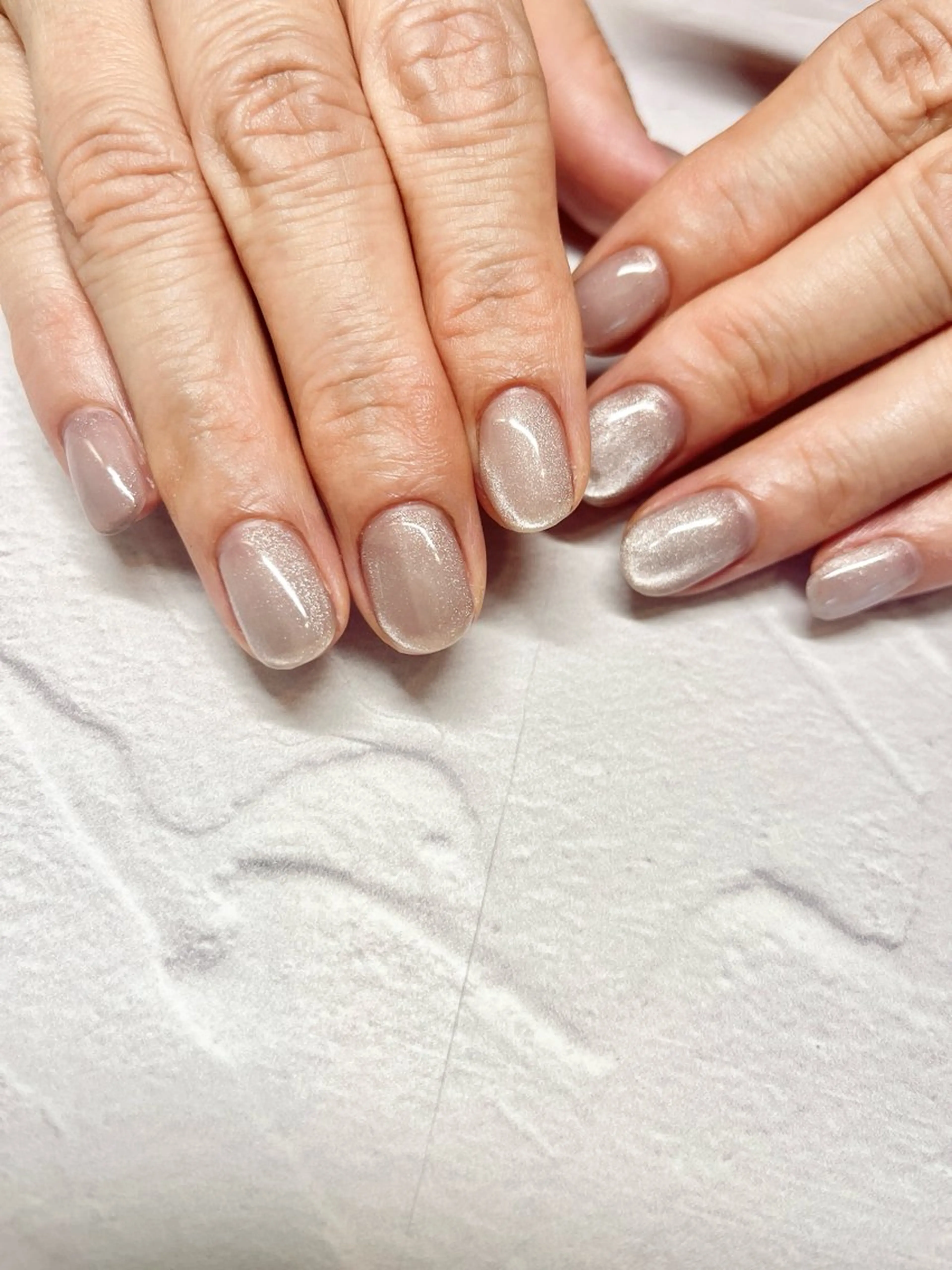 マグネットネイル★ケアオフ込み料金です。※フィルイン施術の写真