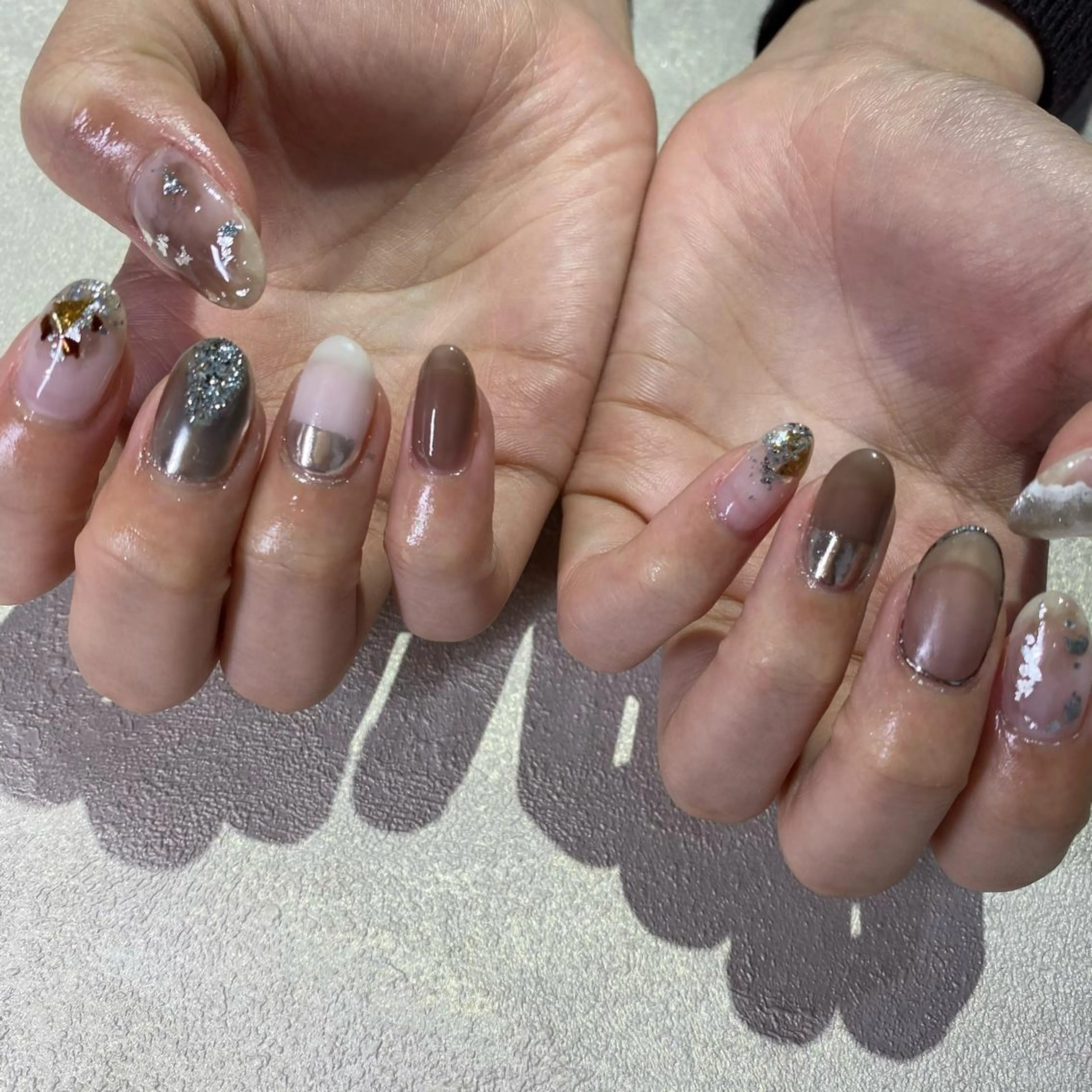 ネイル Amber21.所属・Nagahama Akariのネイルデザイン