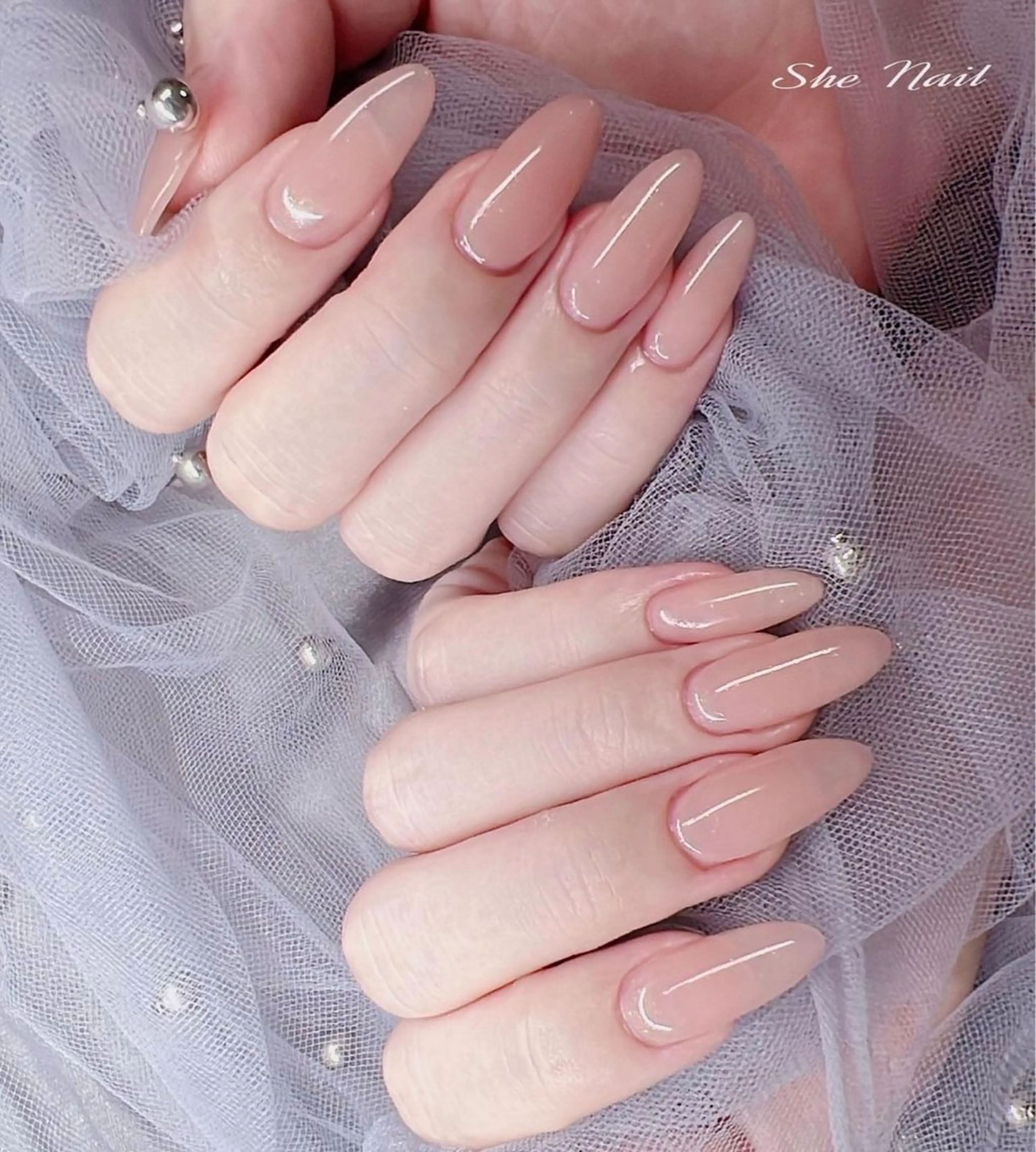 ネイル フレンチネイル グラデーション マグネットネイル ワンカラーネイル She_nail所属・ELSA_ Bellaのネイルデザイン