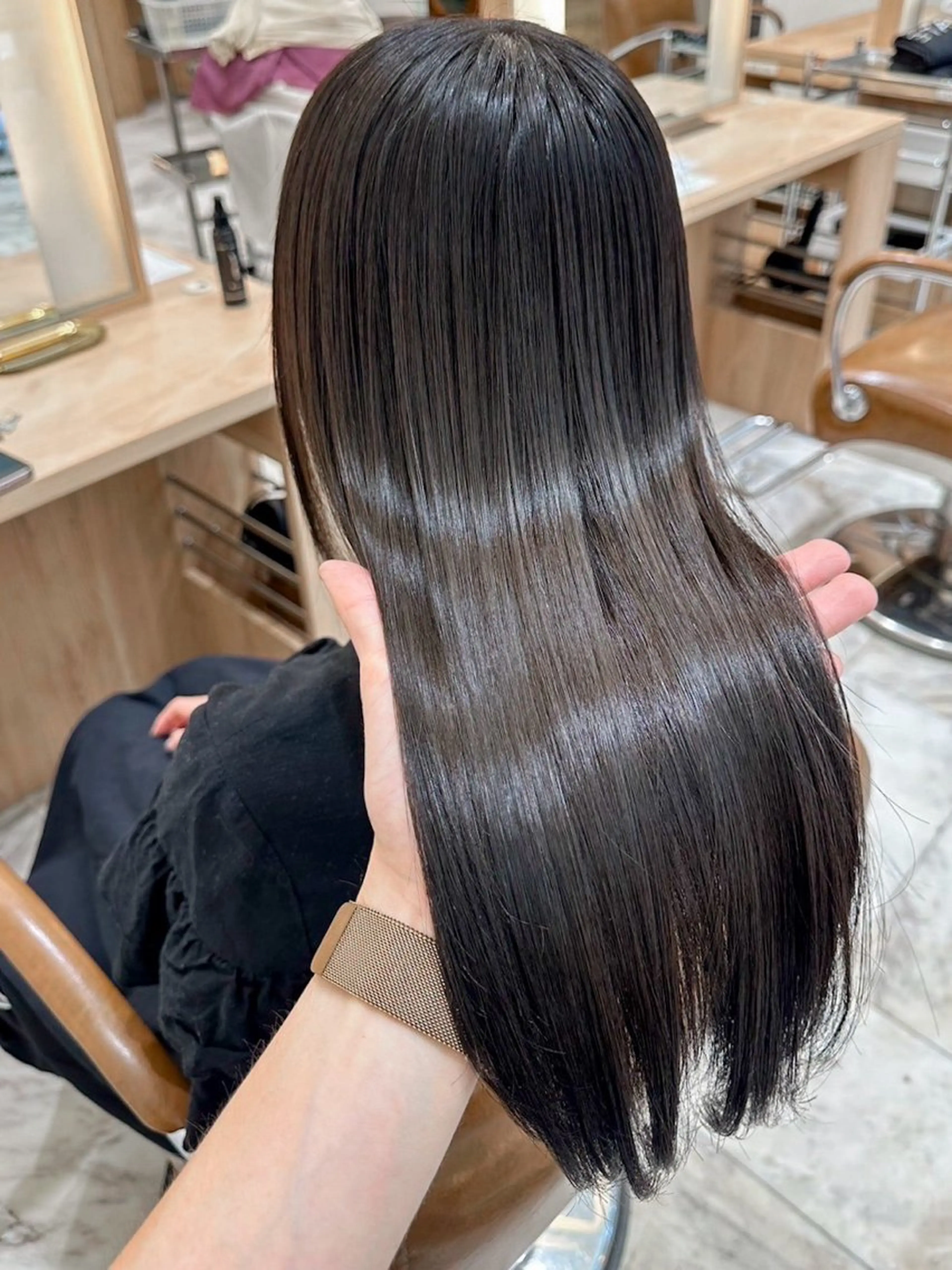 ロング 縮毛矯正 トリートメント ATENA所属・撮影モデル様募集 直樹のヘアスタイル