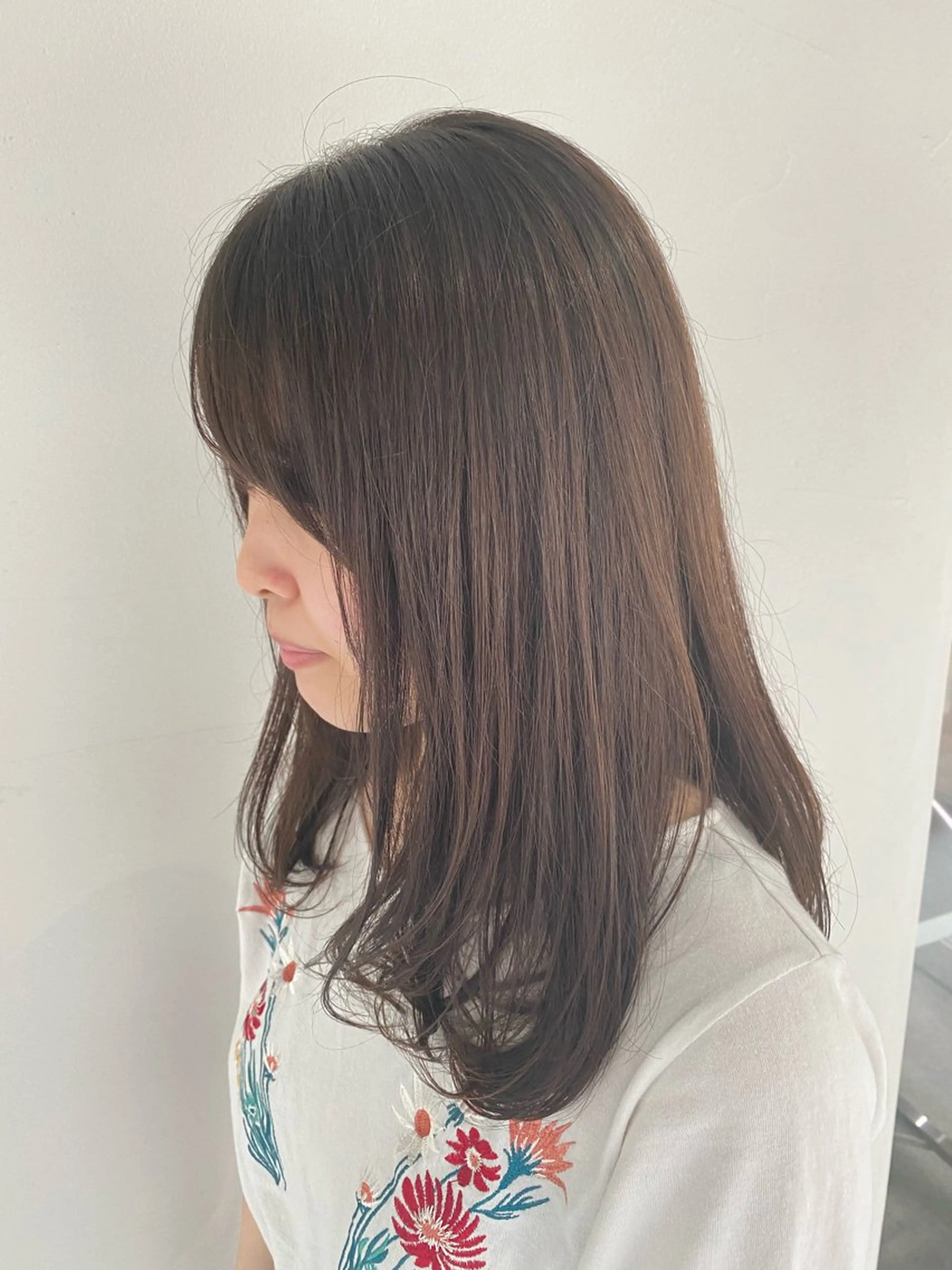 ミディアム レイヤーカット カット 🌿中西 きょうか🌿のヘアスタイル