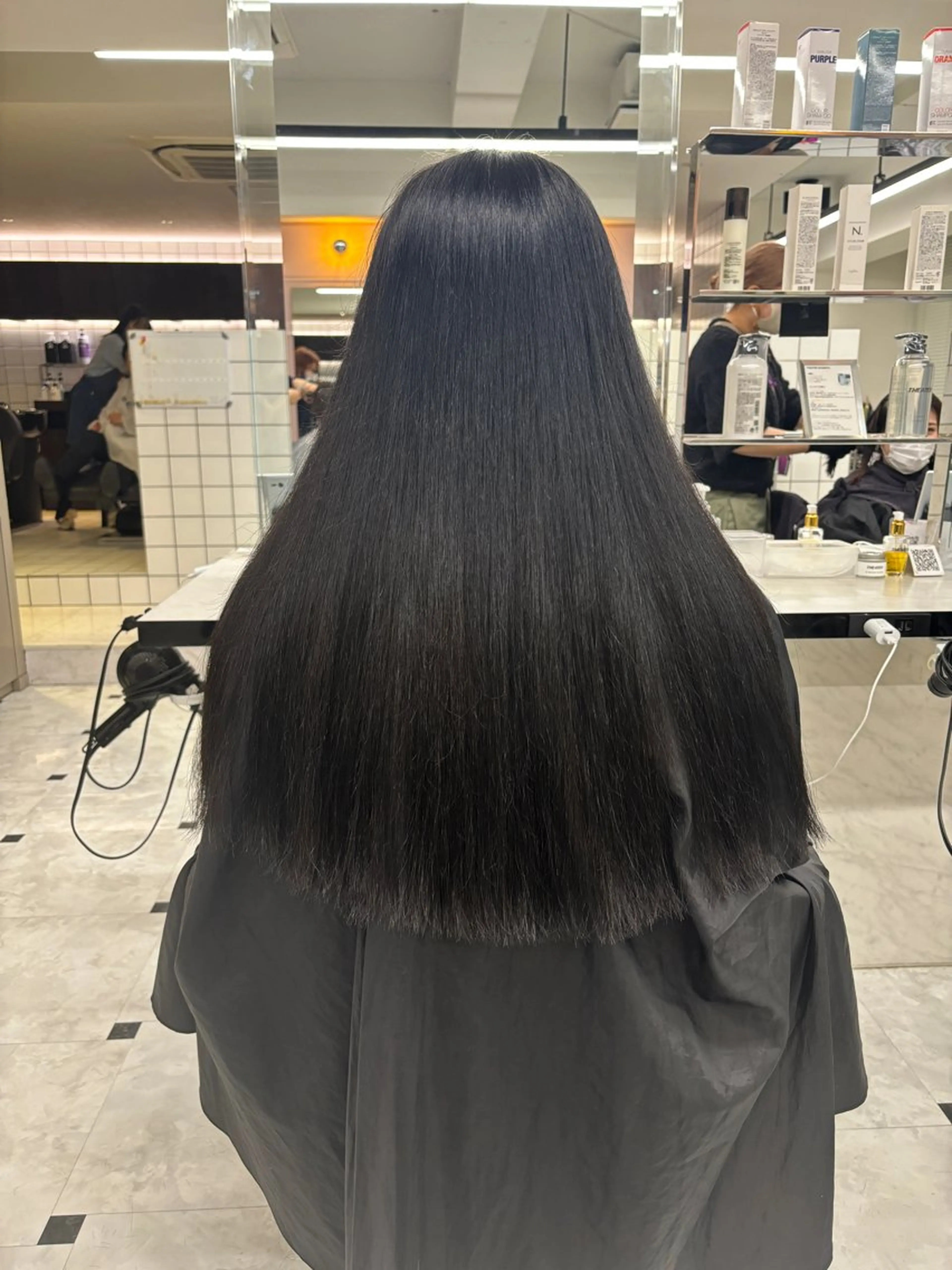 カラー 💙ハイトーン韓国風 色白ヘア💙manaのヘアスタイル