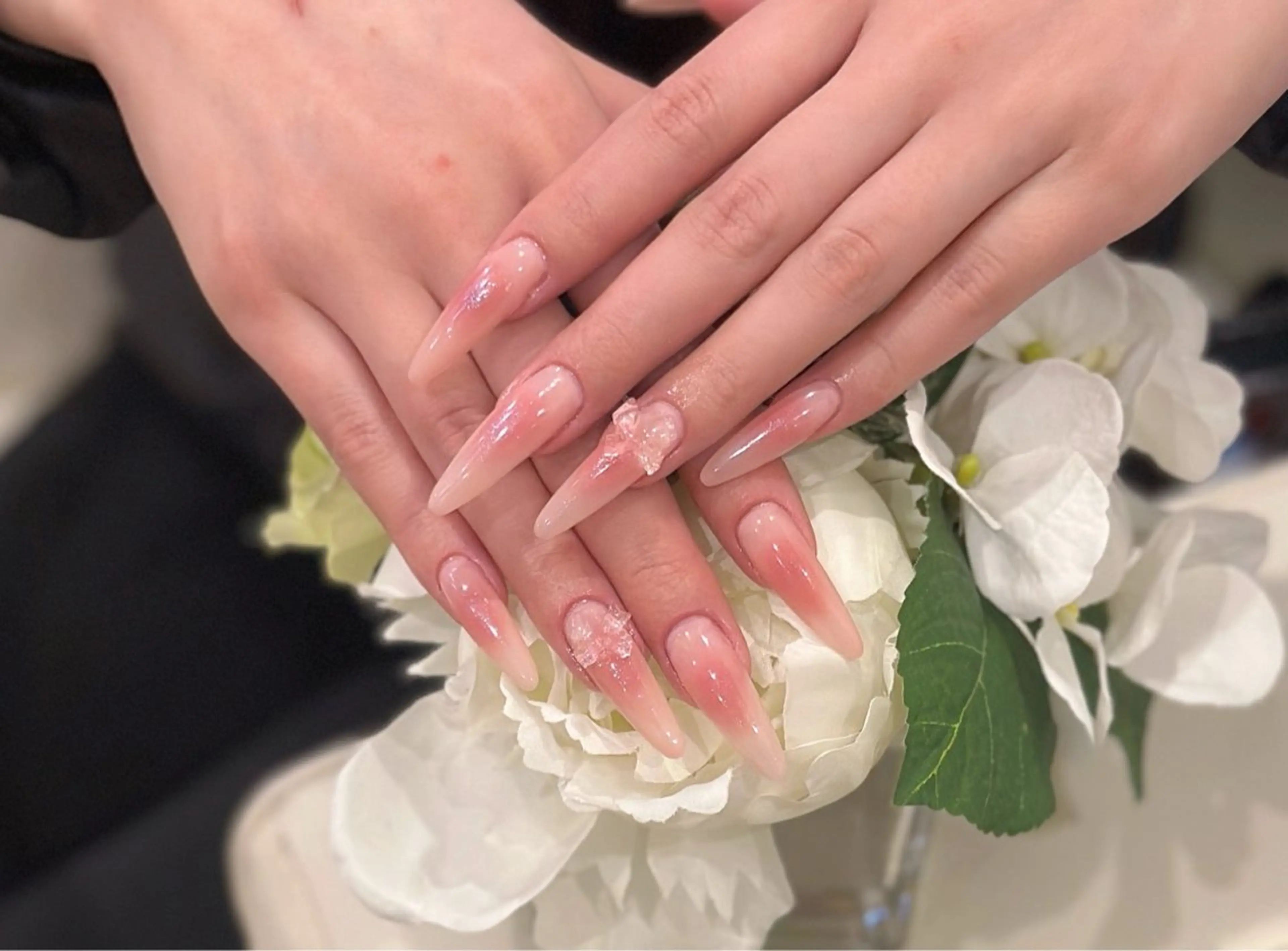 ネイル ピンク ハンドネイル H&Bsalon カイのネイルデザイン