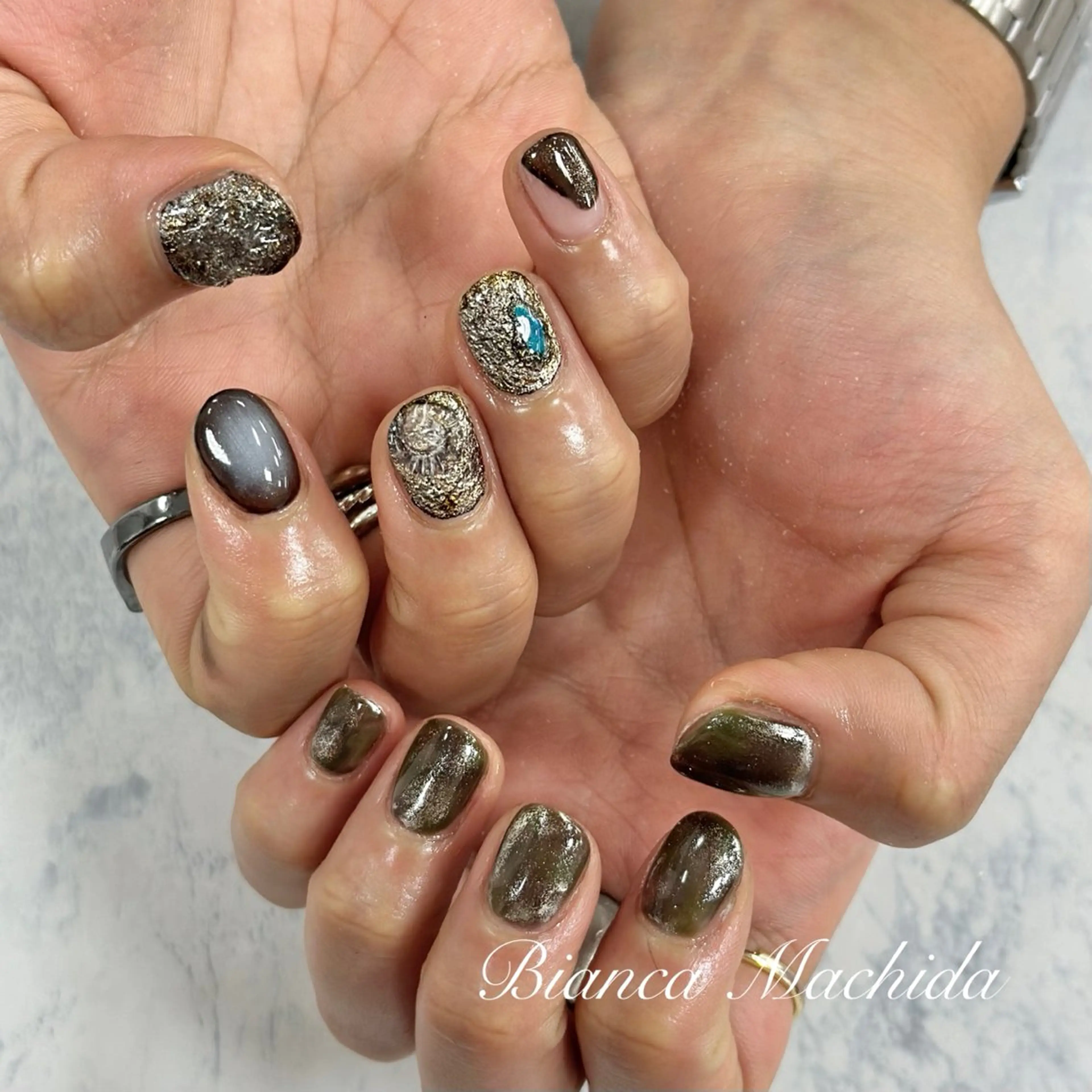 ネイル ハンドネイル Bianca👼🏻 OIKAWAのネイルデザイン