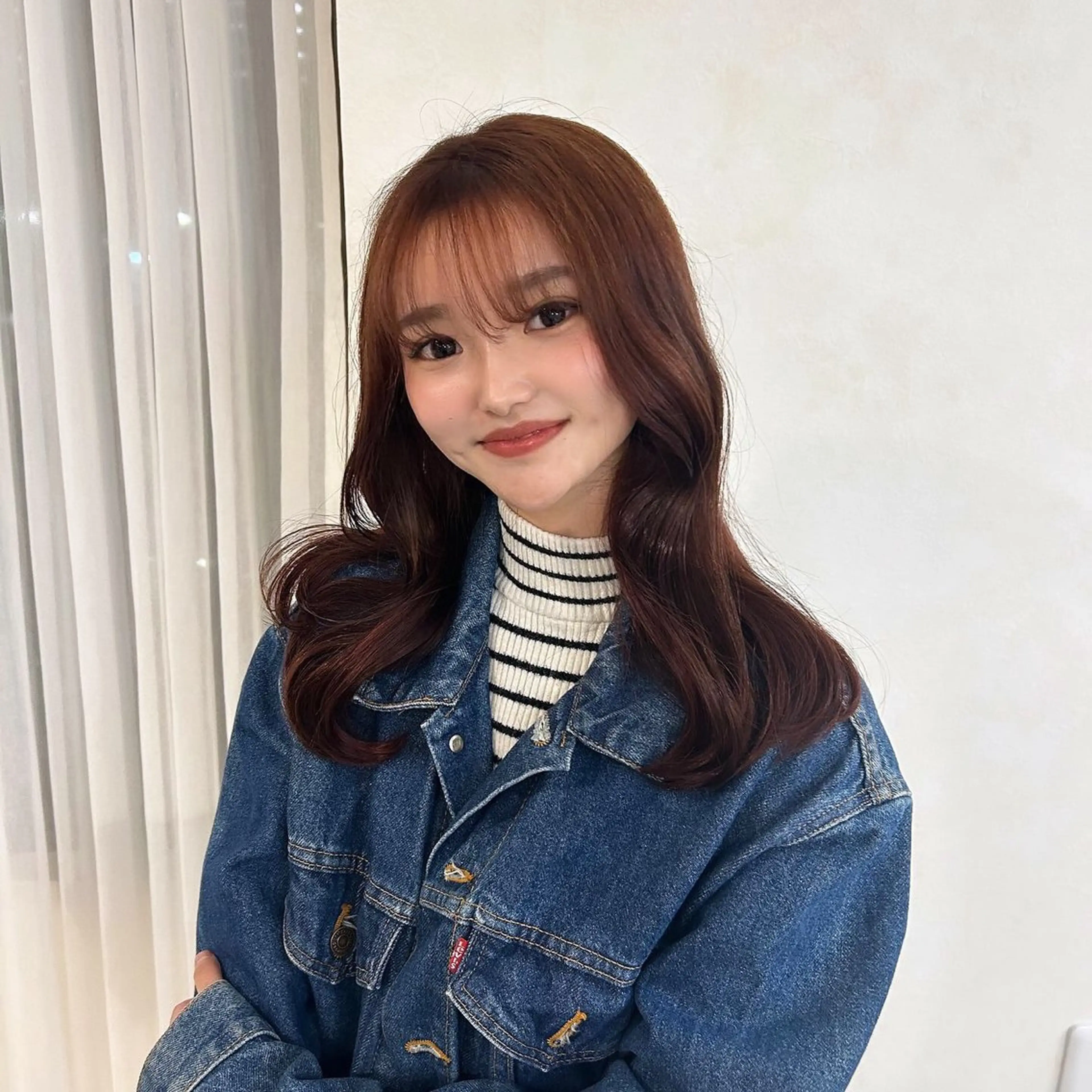 セミロング カラー suri-ru hair【スリールヘアー】所属・FURUSAWA AOIのヘアスタイル