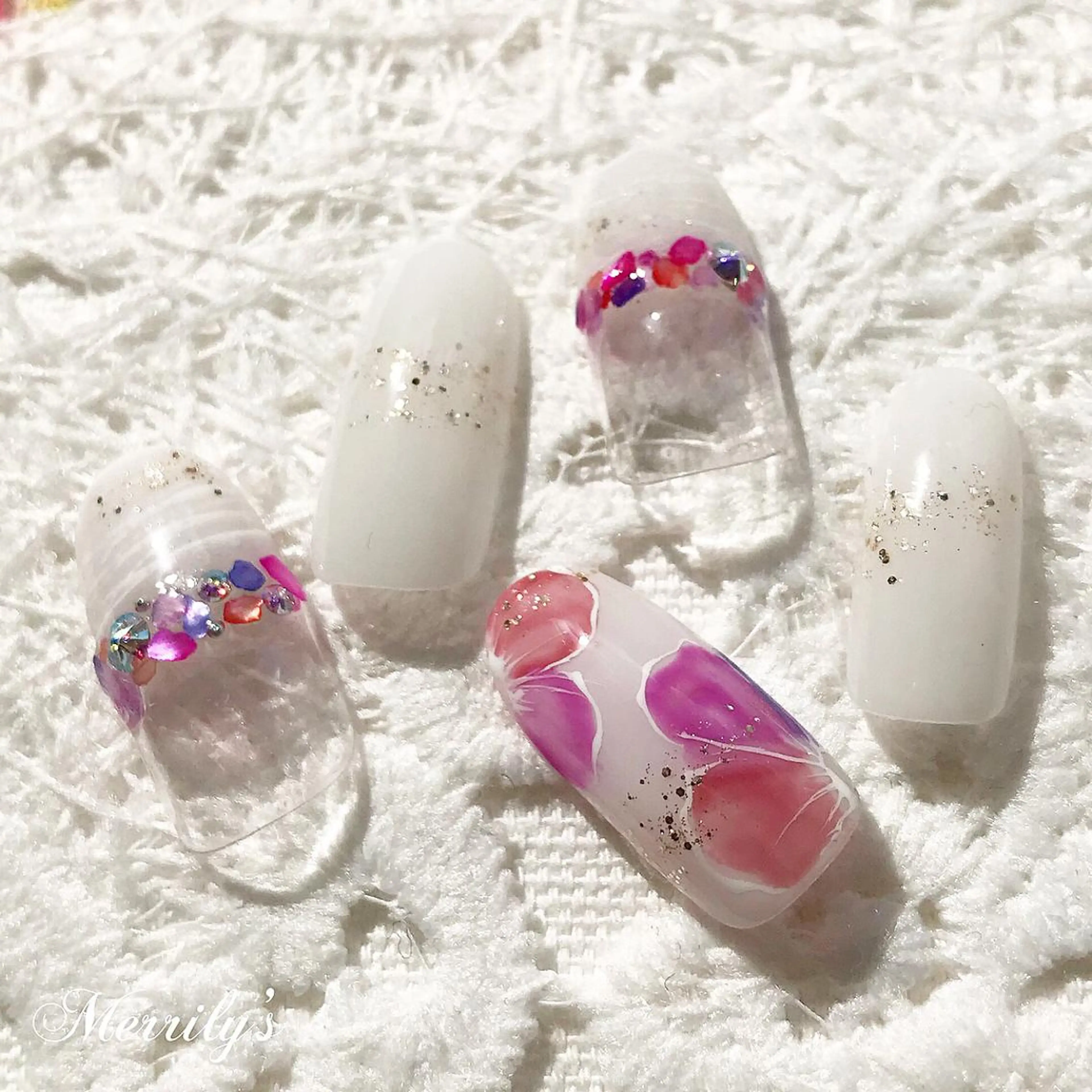 ネイル Merrily's所属・Merrily's Hagi Minaのネイルデザイン