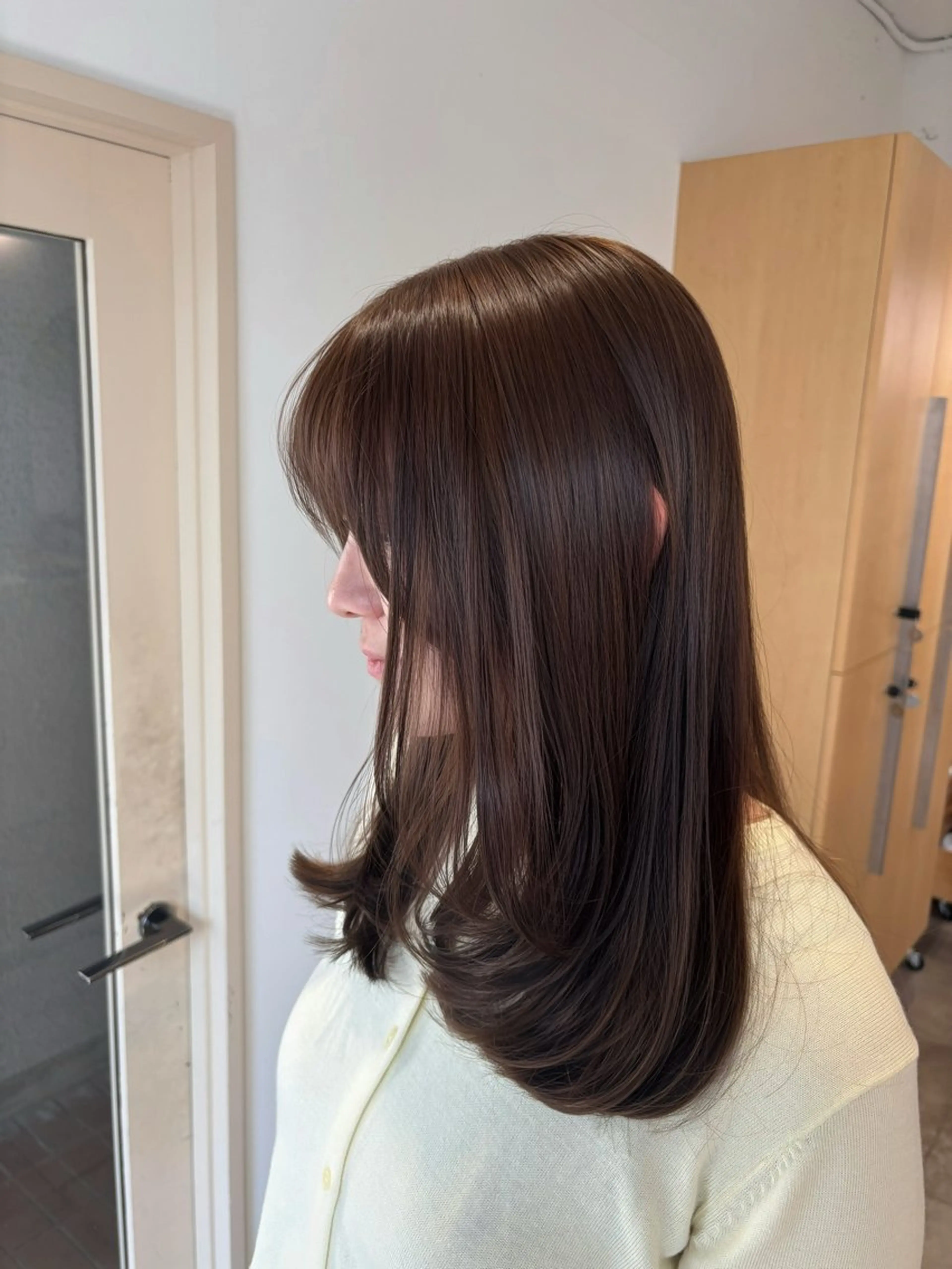 セミロング カラー レピア恵比寿駅前店所属・あくつ りおのマツエク・マツパデザイン