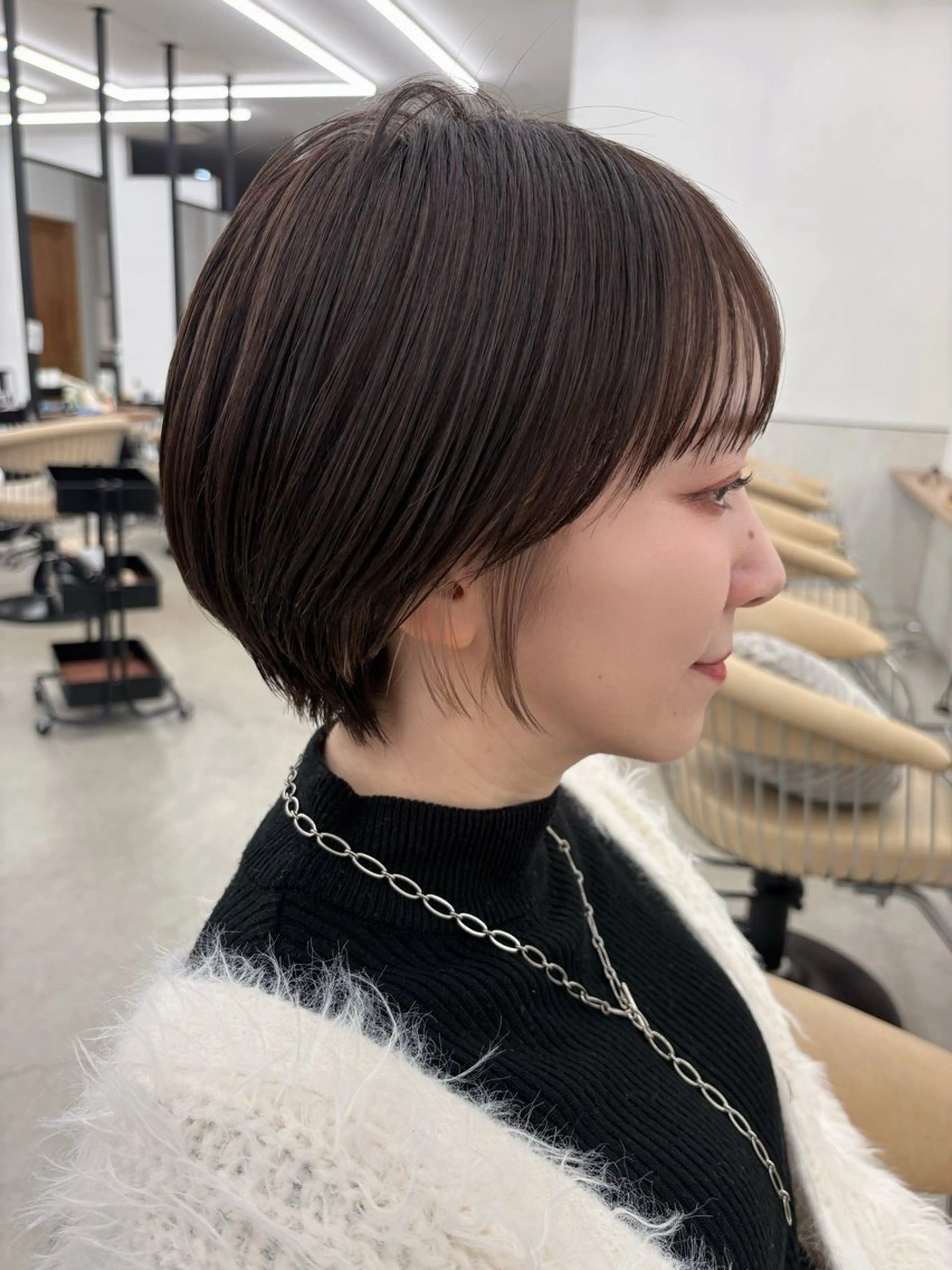 ショート ボブ/縮毛矯正/艶髪 /さのまなみのヘアスタイル