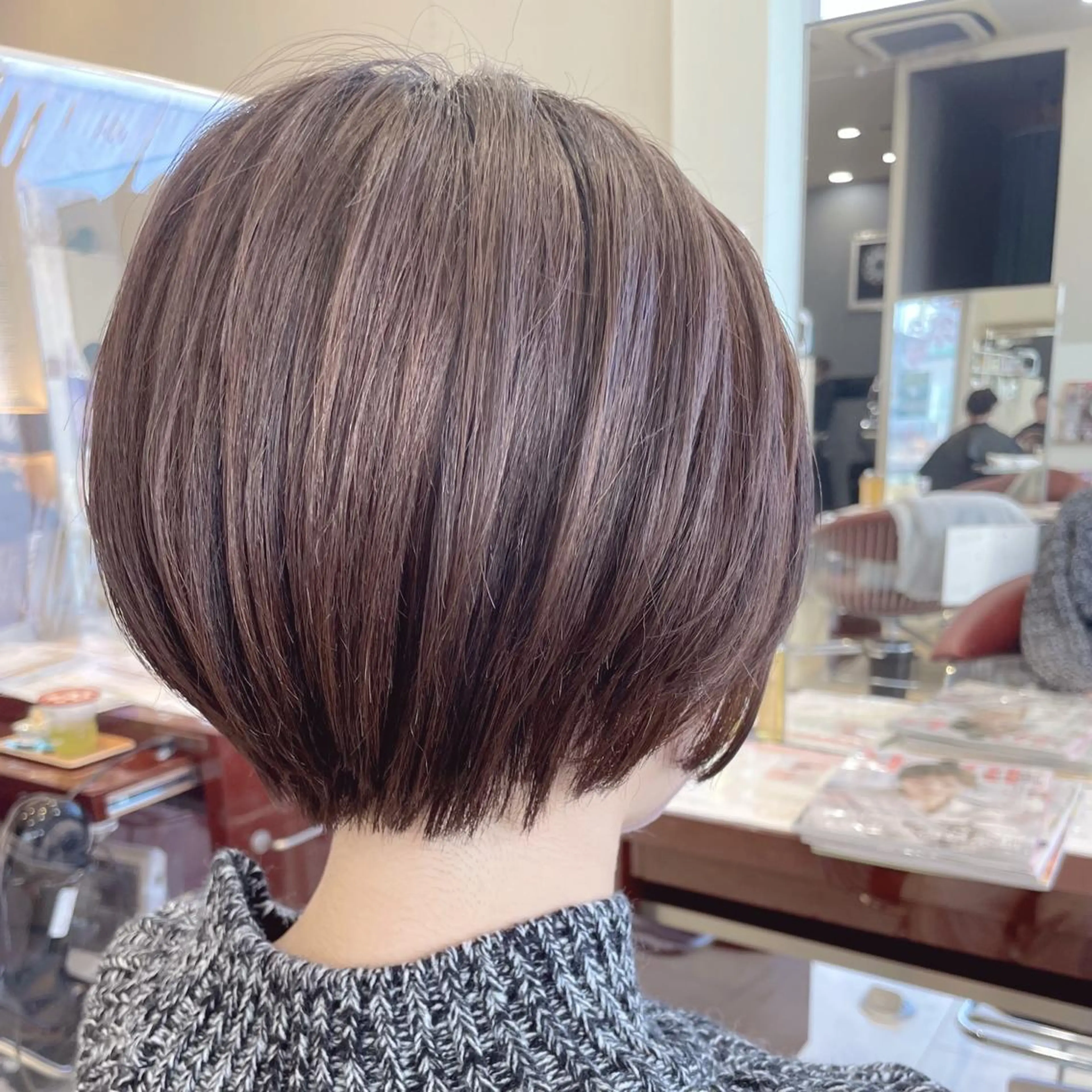 ショート カラー ショートボブ ボブ ショートヘア L.E.M泉中央店長 小野寺優斗のヘアスタイル