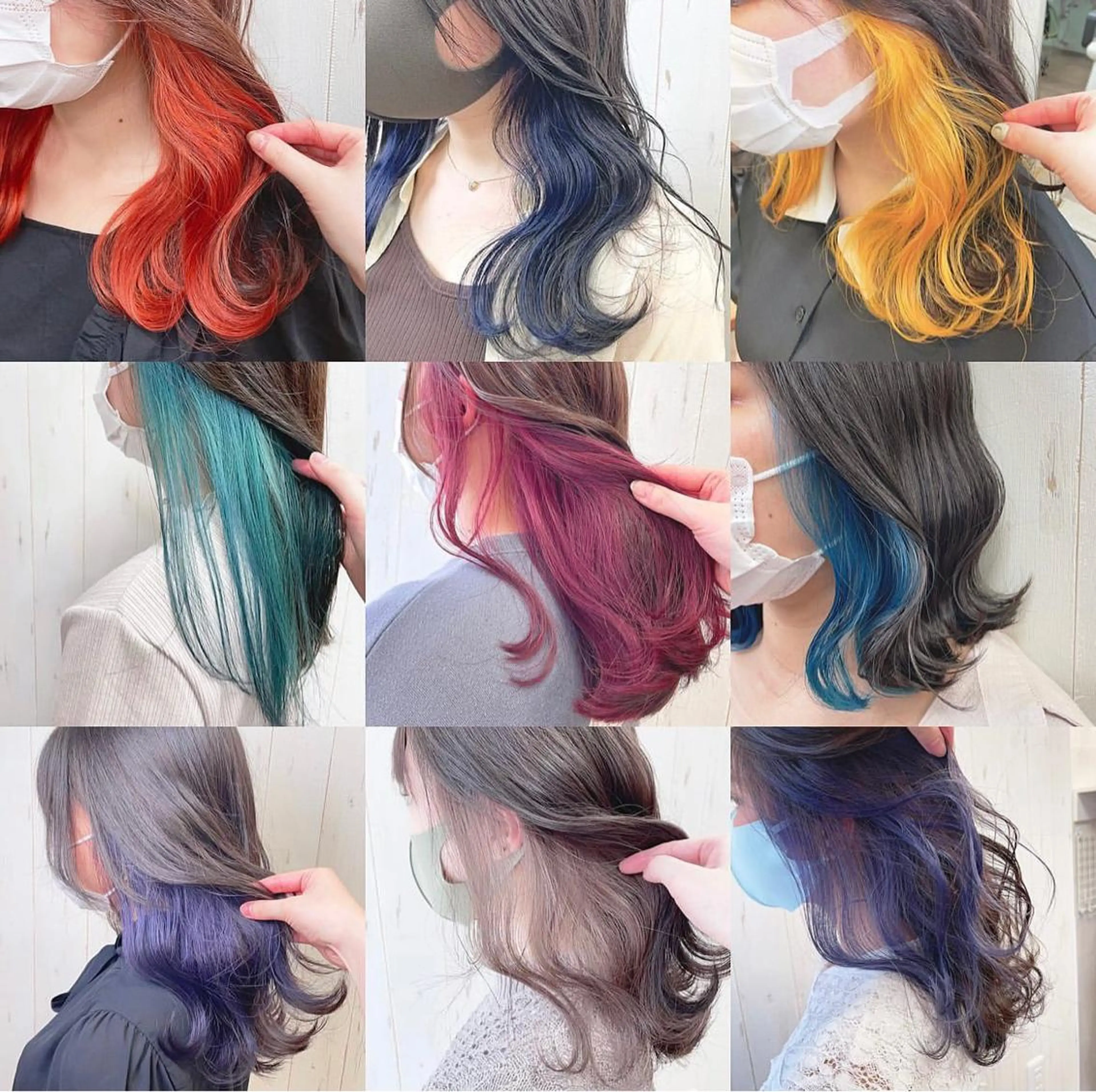 人気No.１ ❤︎インナーカラー❤︎ ケアブリーチ🌈割引🌈の写真