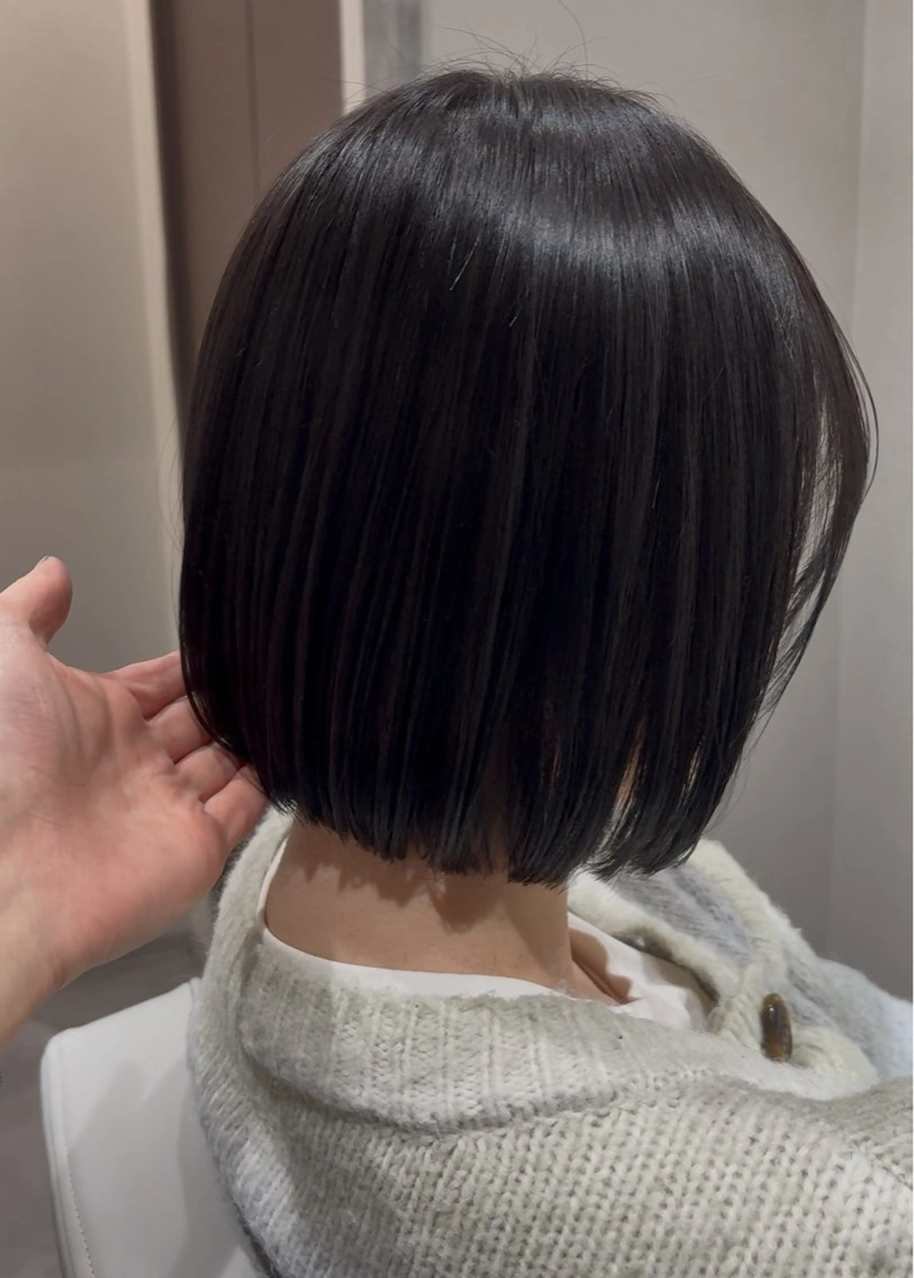 ショート ボブ カット 縮毛矯正 トリートメント Tsubasa / 札幌美容師のヘアスタイル