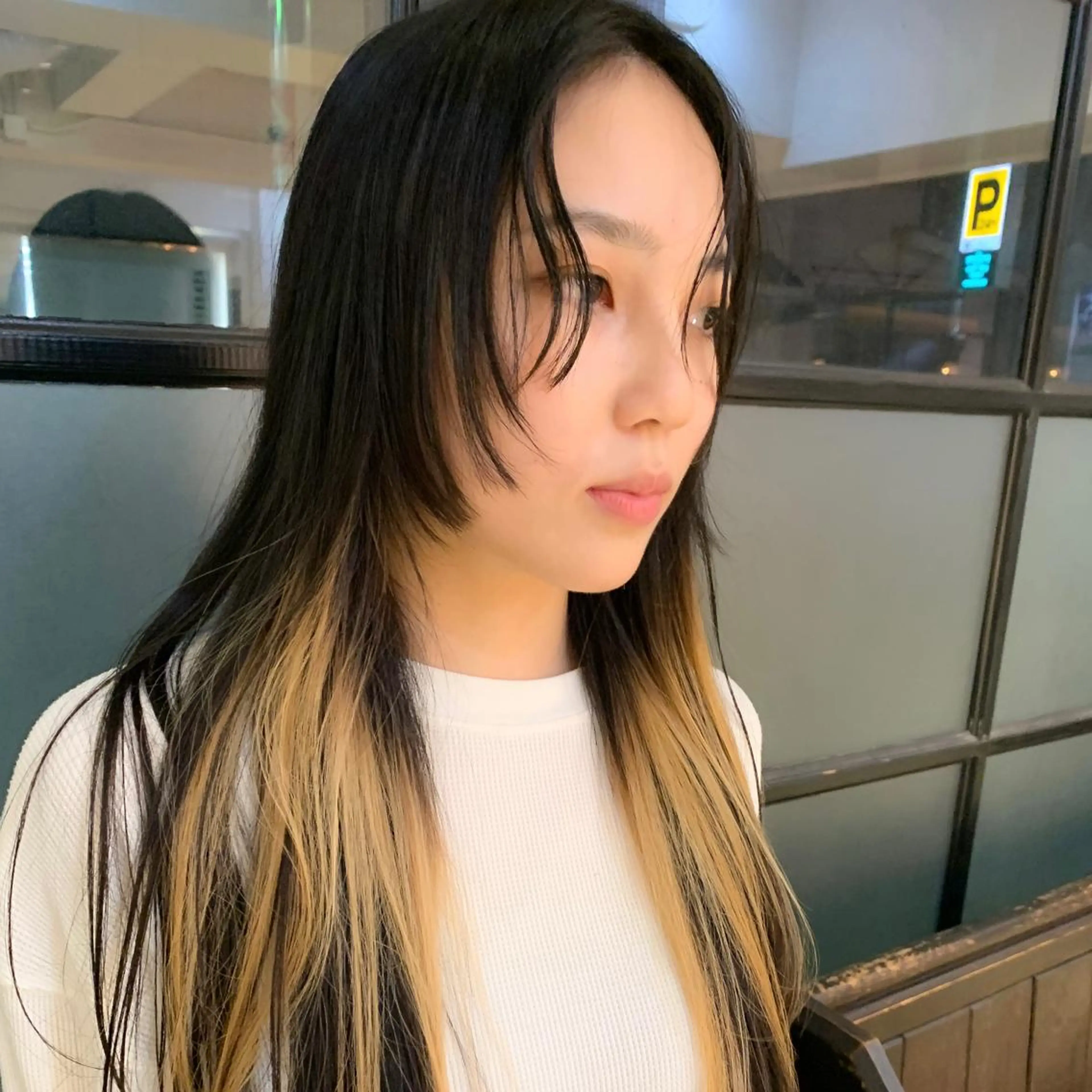 ロング カラー パーマ ヘアアレンジ メンズ キッズ マツエク・マツパ 顔周りカット ロング カット ヘアカラー トリートメント rewards成城学園前店所属・hiro【沿線で叶う 似合わせhair】のヘアスタイル