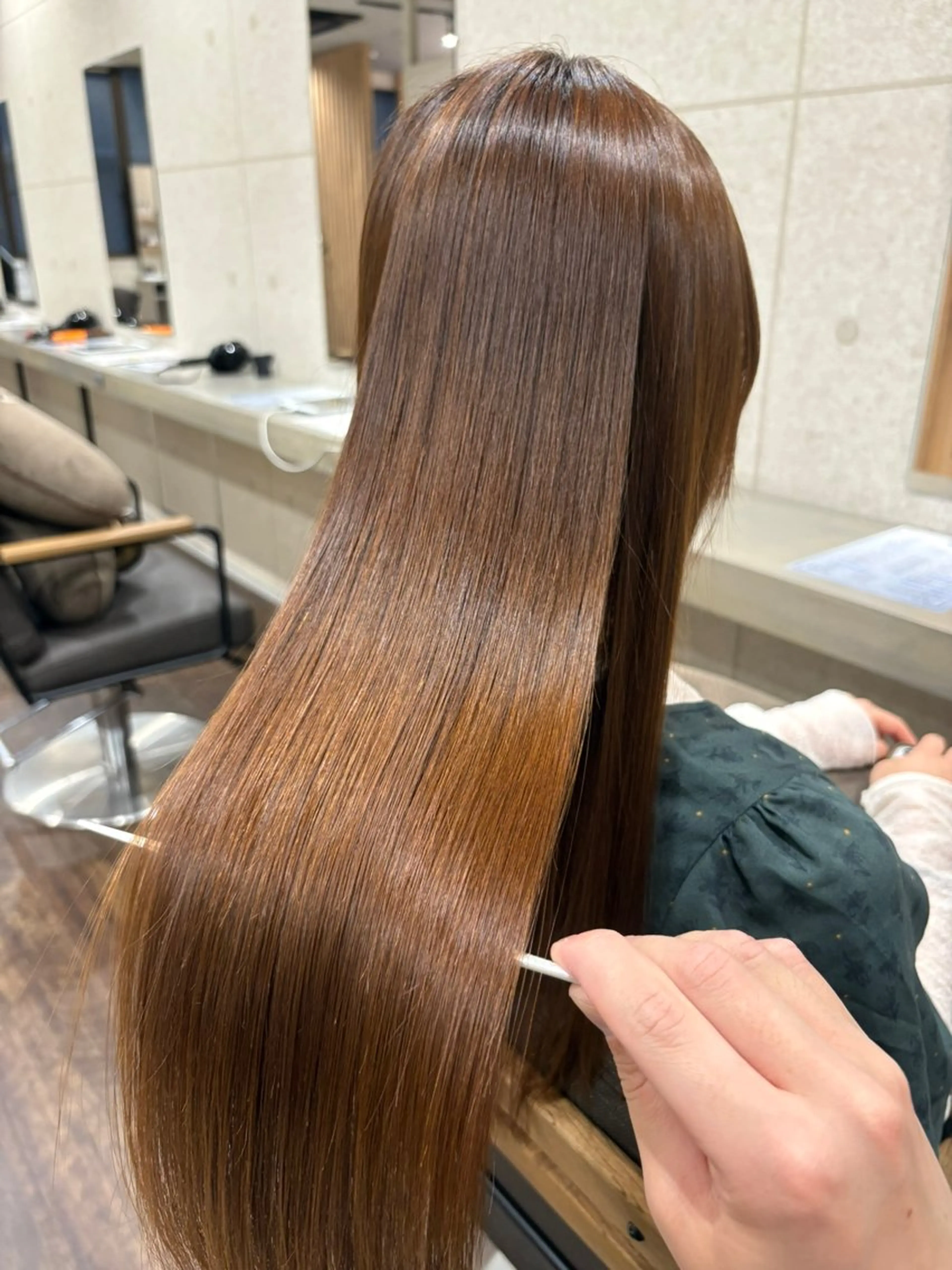 ロング 髪質改善 ロング 縮毛矯正 カット 縮毛矯正 トリートメント 髪質改善/縮毛矯正 TSUBASAのヘアスタイル