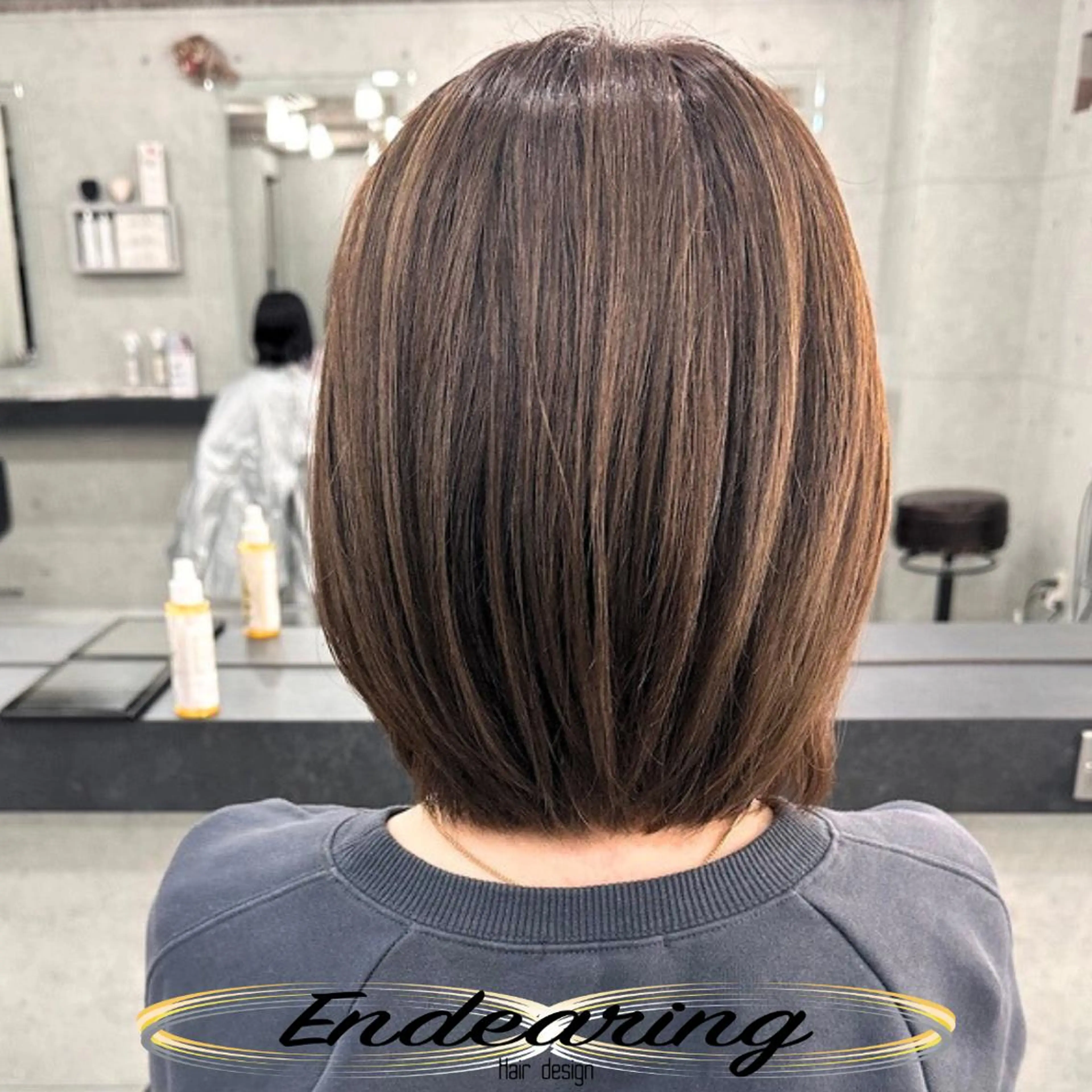 ミディアム カット ヘアカラー Endearing 銀座/YOKOのヘアスタイル