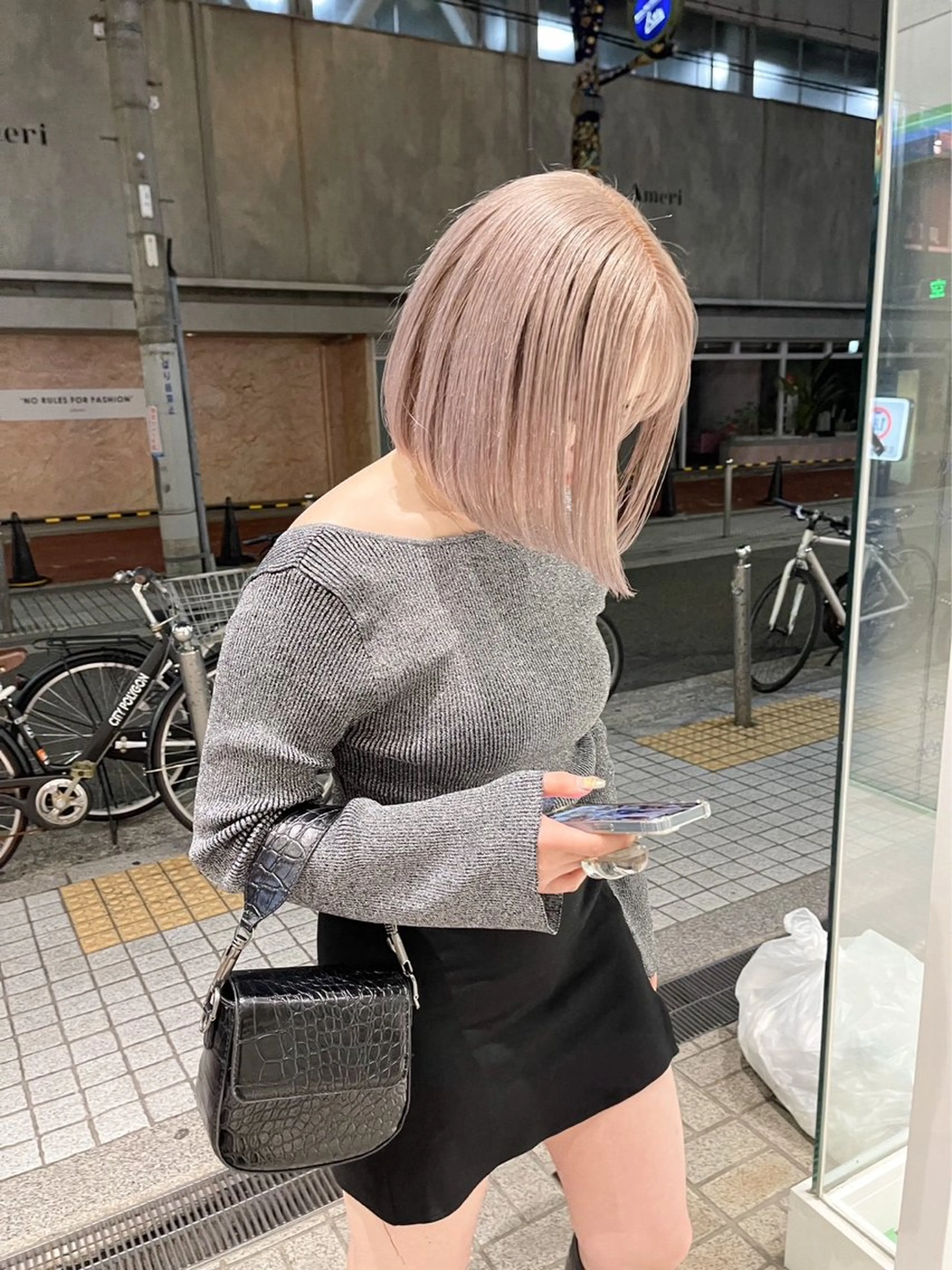 ミディアム カラー カット ヘアカラー トリートメント LAME 【レイム】のヘアスタイル