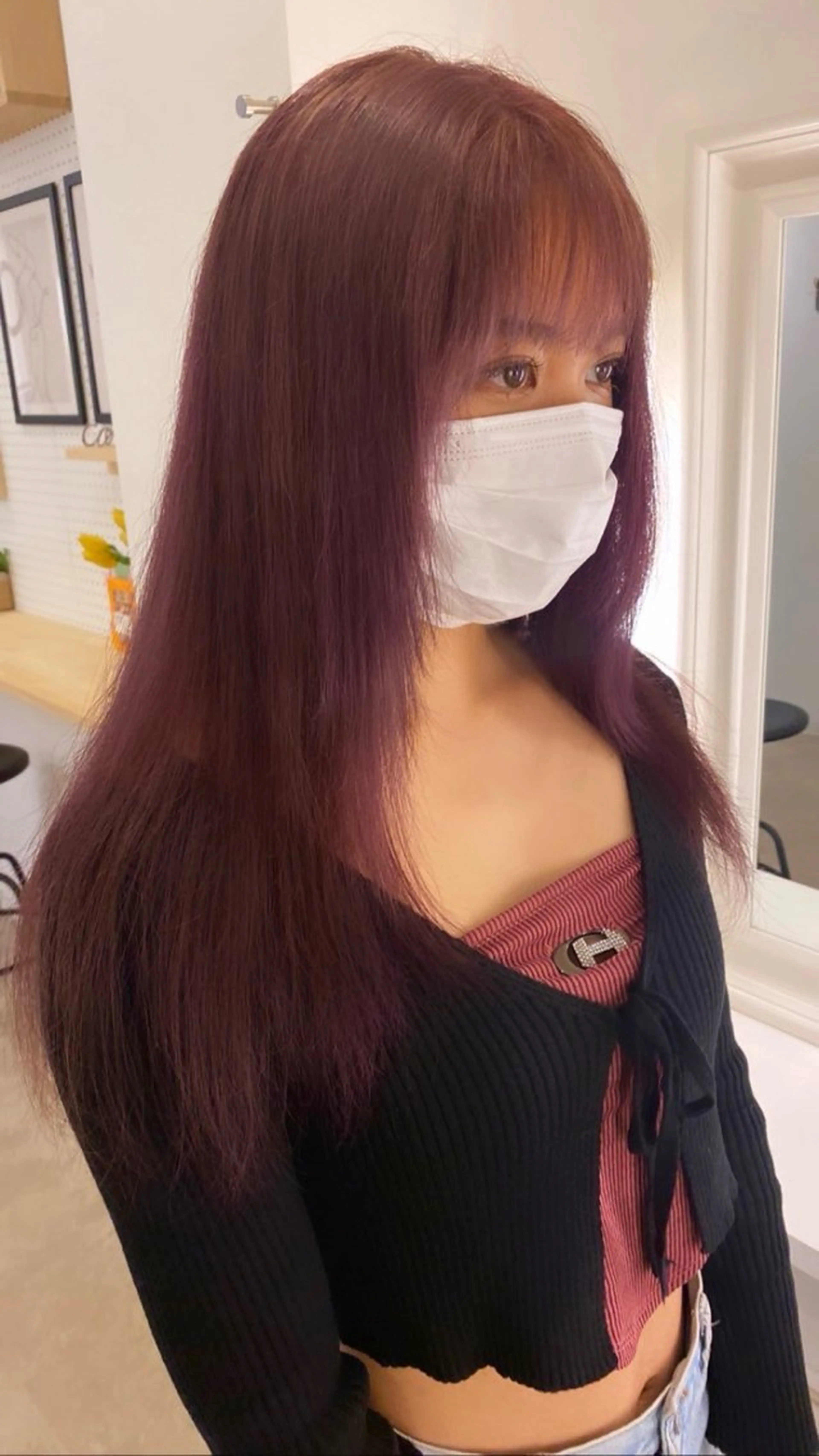 カラー 会社で浮かない ビジネスヘア/心斎橋のヘアスタイル