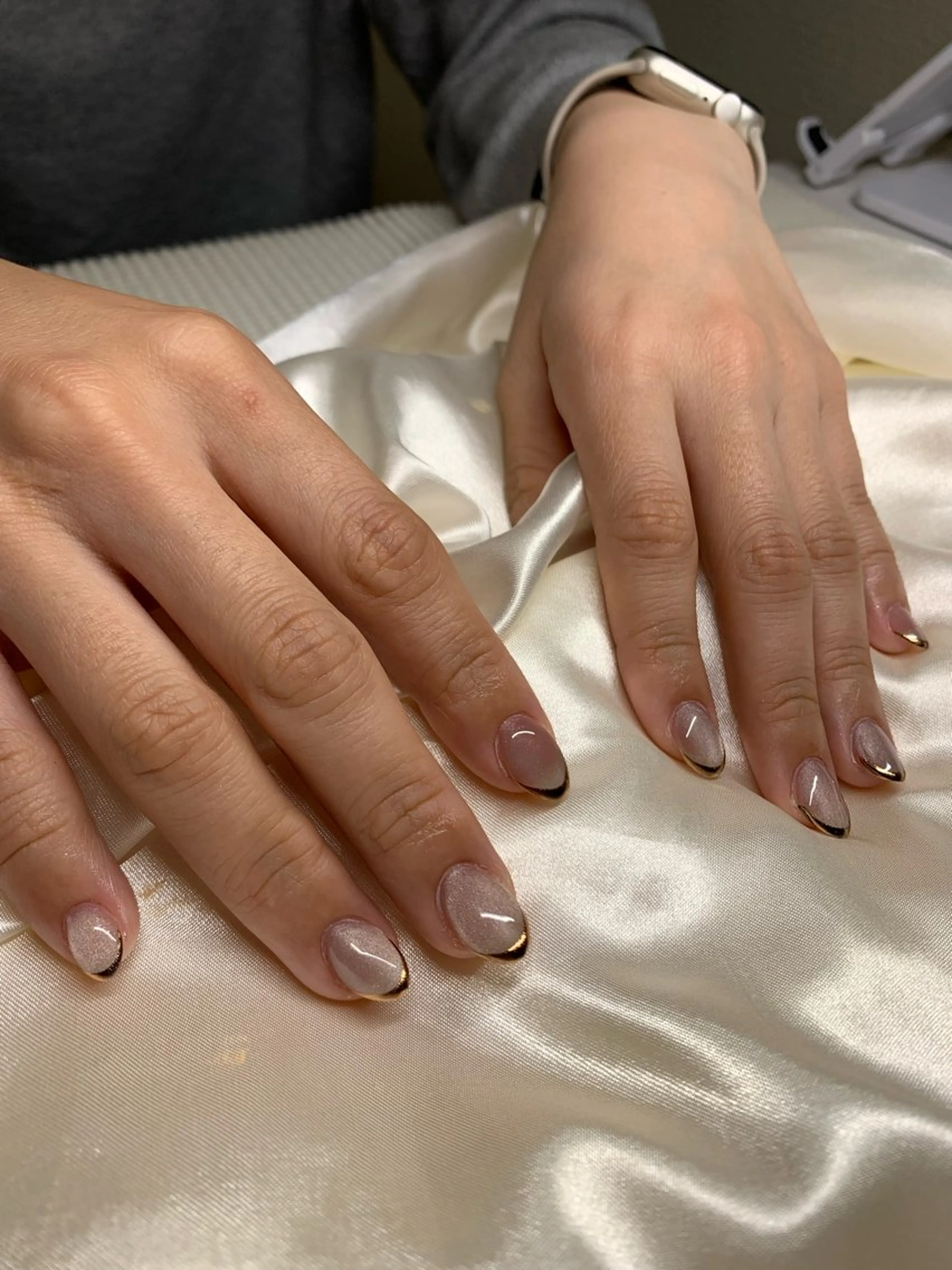 ネイル フレンチネイル ハンドネイル ANA.CHUO NAILSのネイルデザイン