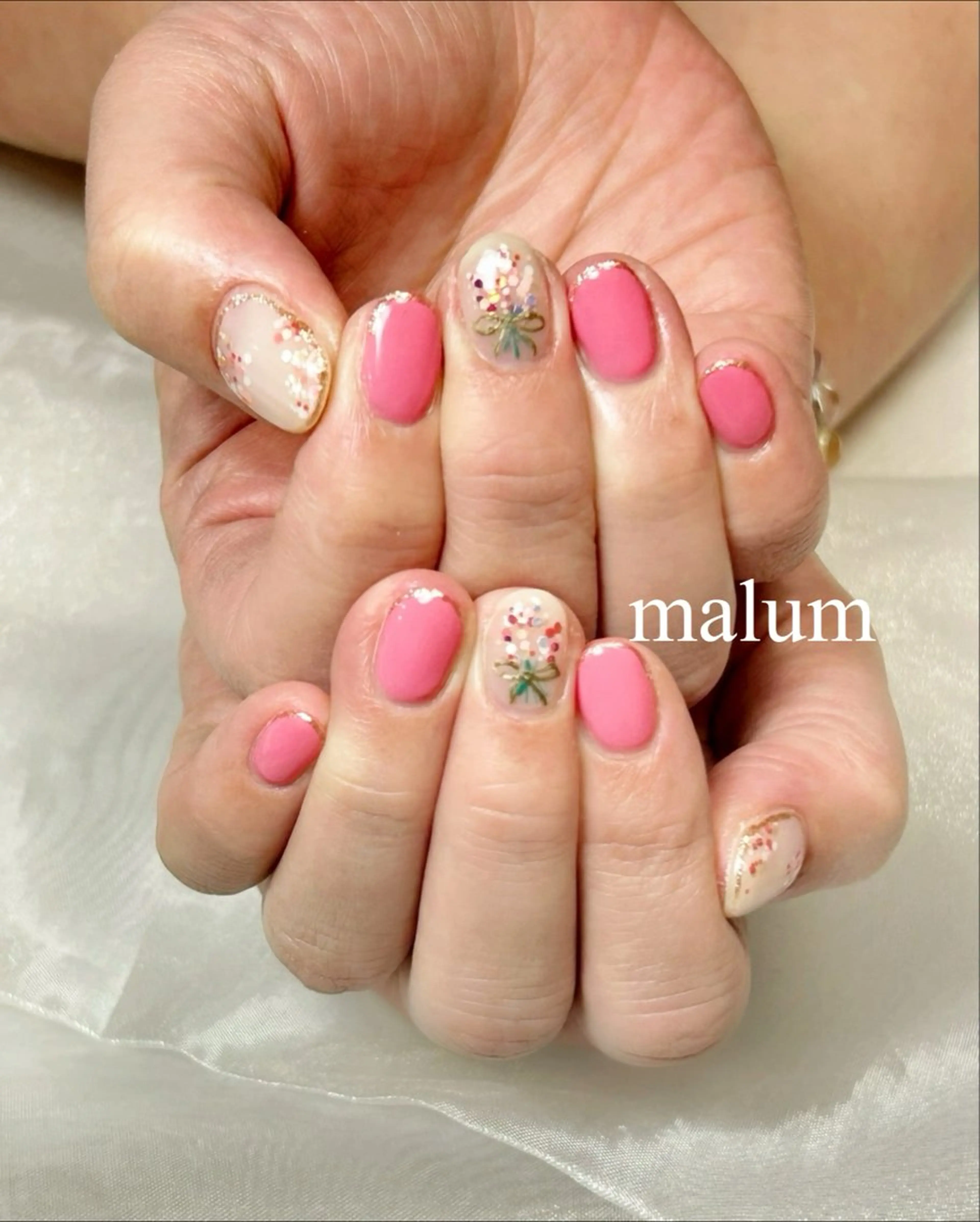 ネイル ハンドネイル malum nailのネイルデザイン