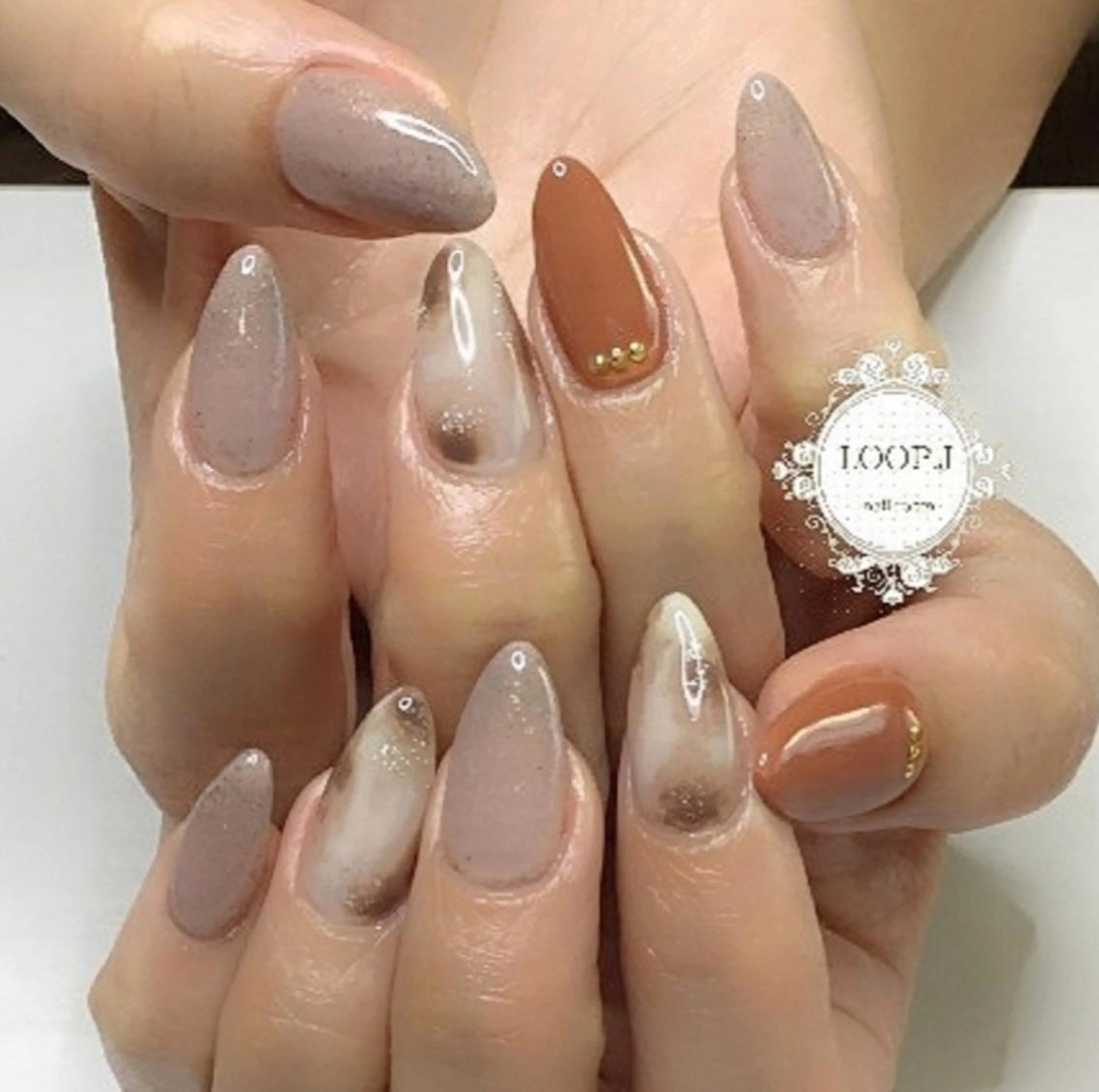 ネイル ハンドネイル おおくぼ めぐみのネイルデザイン