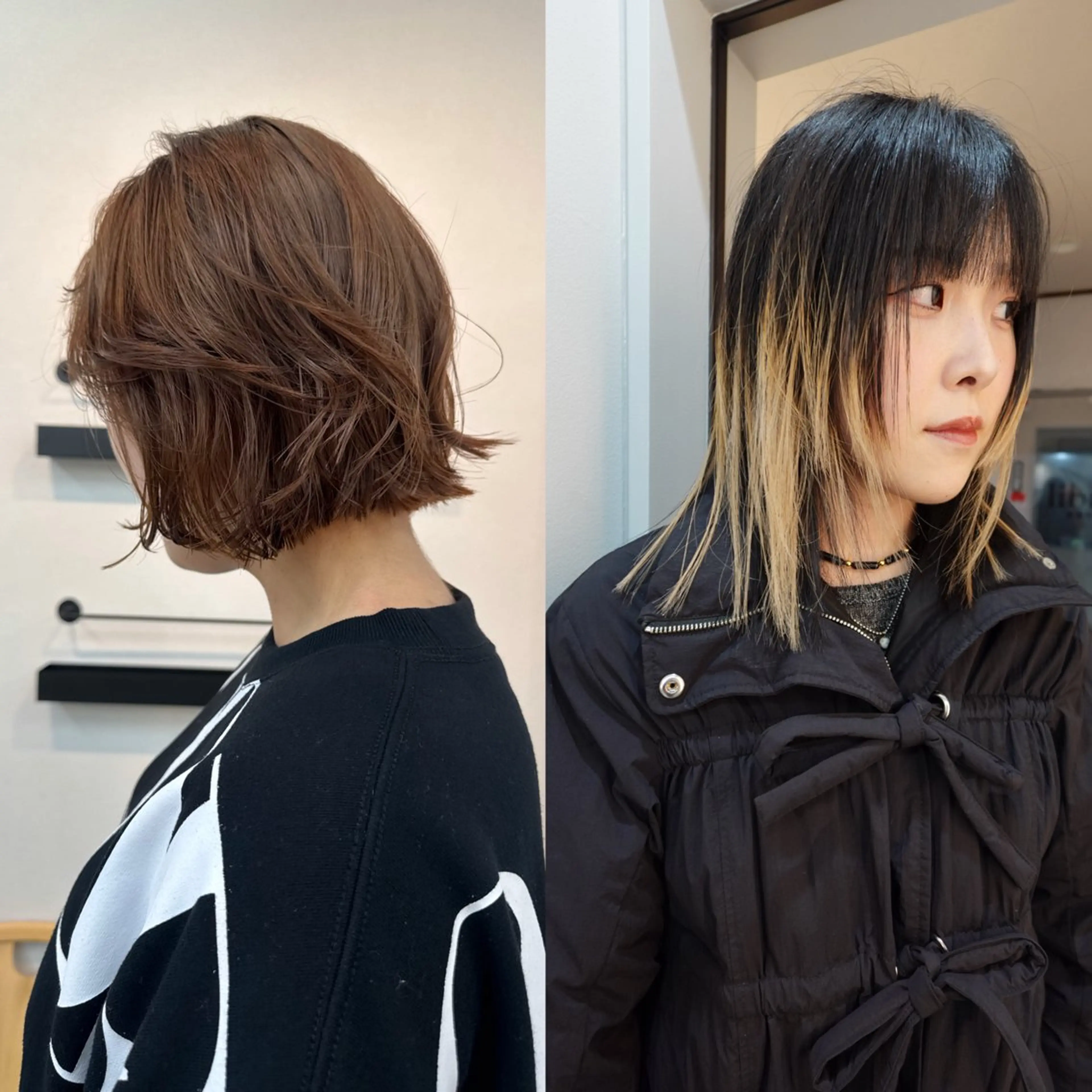 ミディアム カット aya/ブリーチ/ ボブ/ショートのヘアスタイル