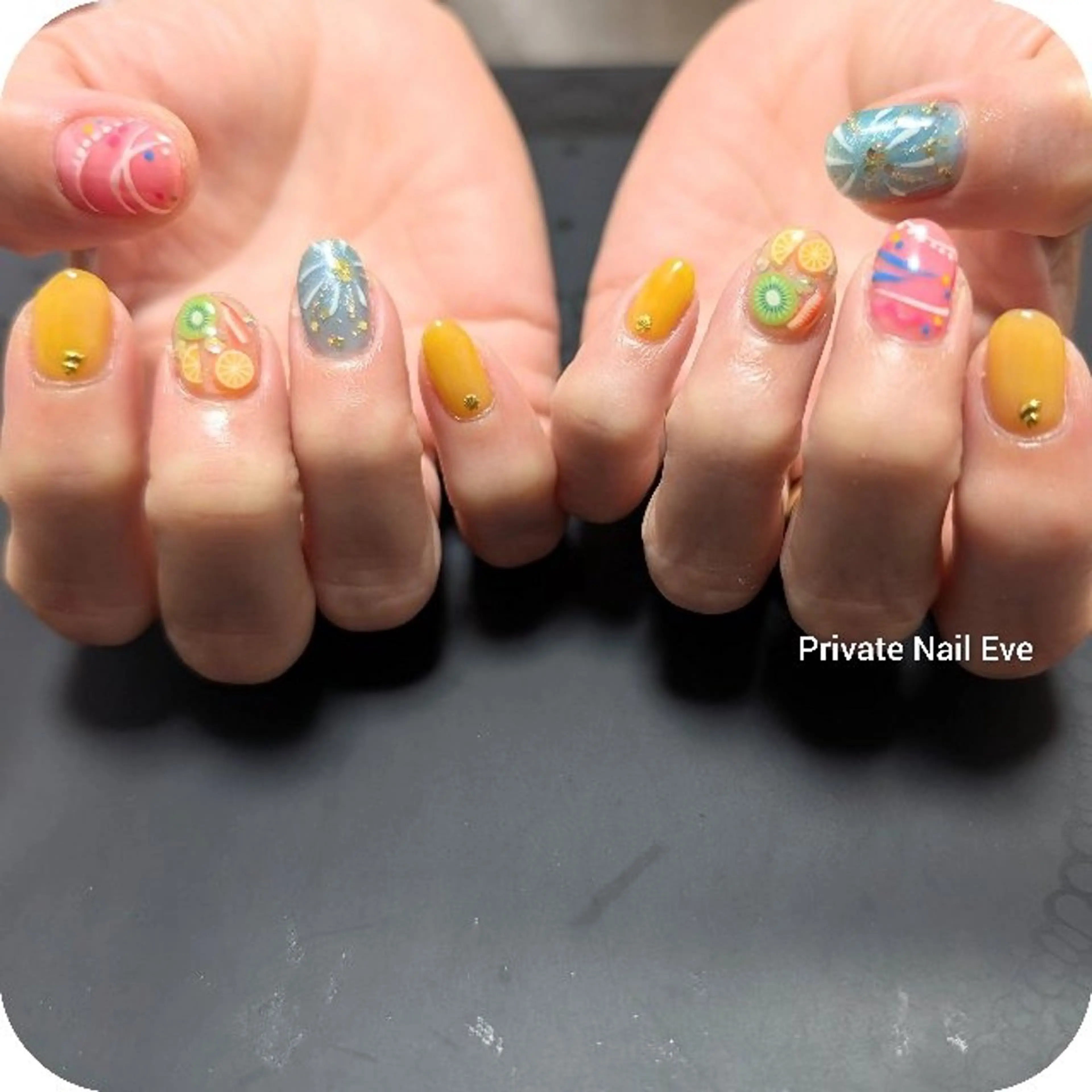 ネイル ヨーヨーネイル ハンドネイル ネイル junkoのネイルデザイン