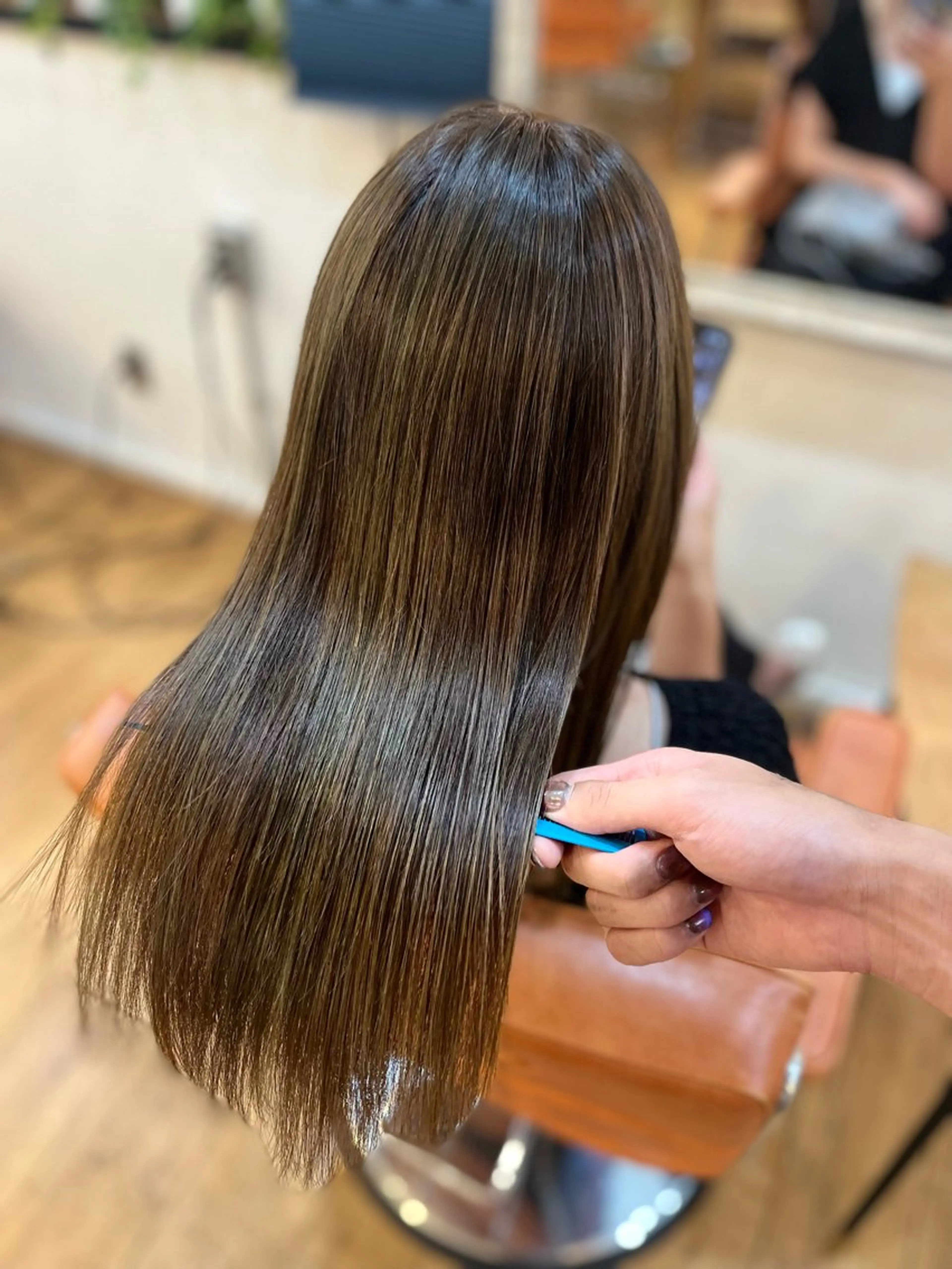 ロング ⚪️髪質改善 縮毛 店長 コウ⚪️のヘアスタイル