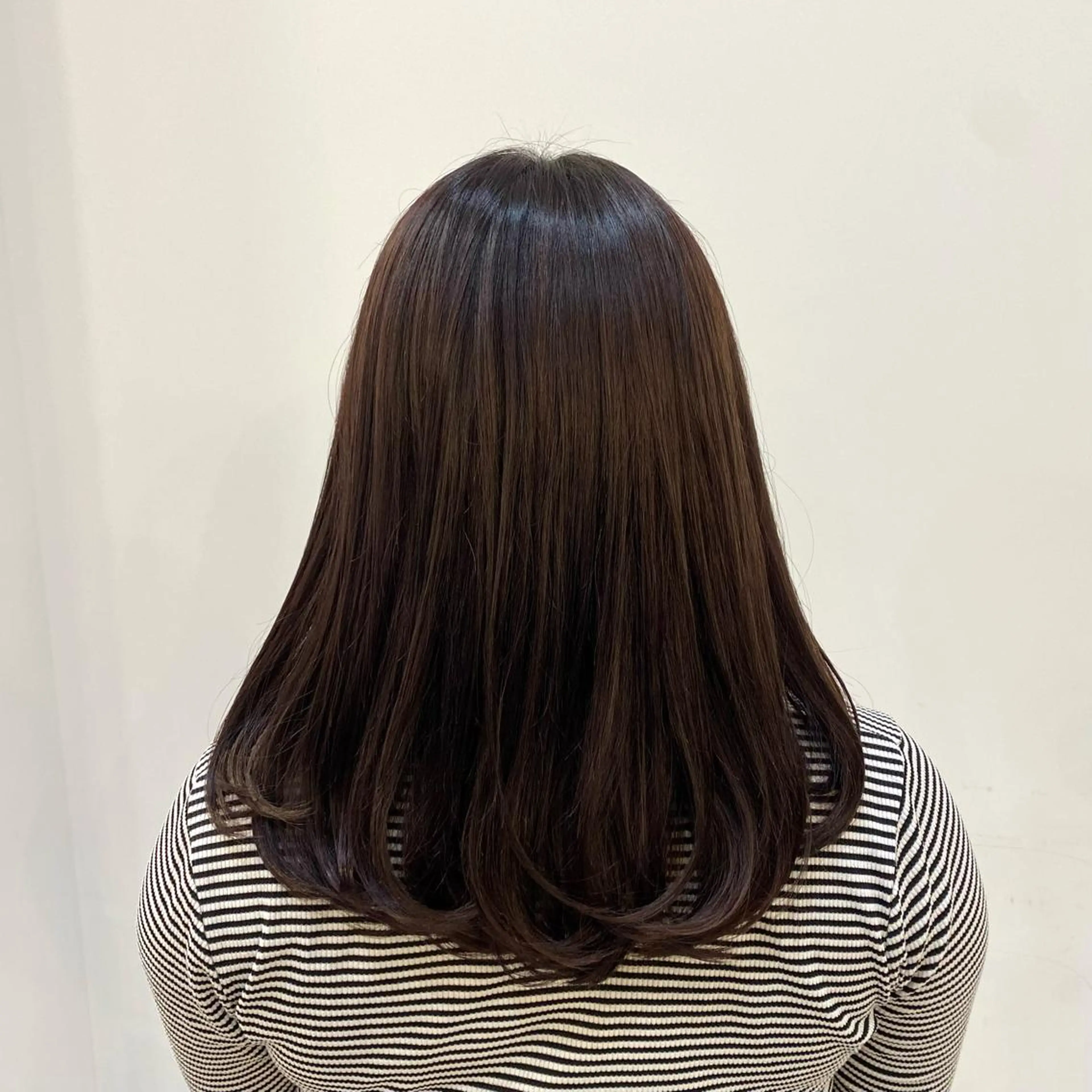 セミロング カラー ヘアアレンジ 🍒透明感カラー/ emiri🍒のヘアスタイル