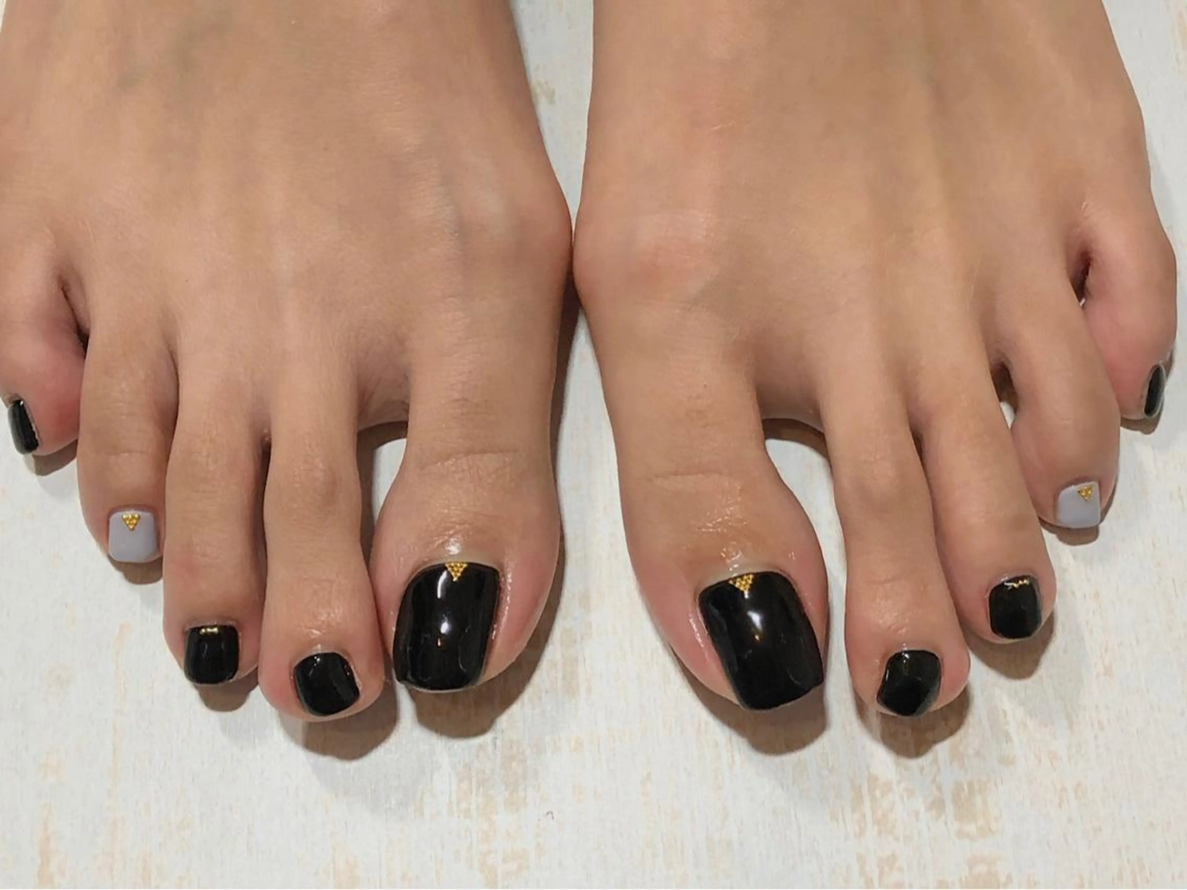 ネイル フットネイル 𖡼 yumenoのネイルデザイン