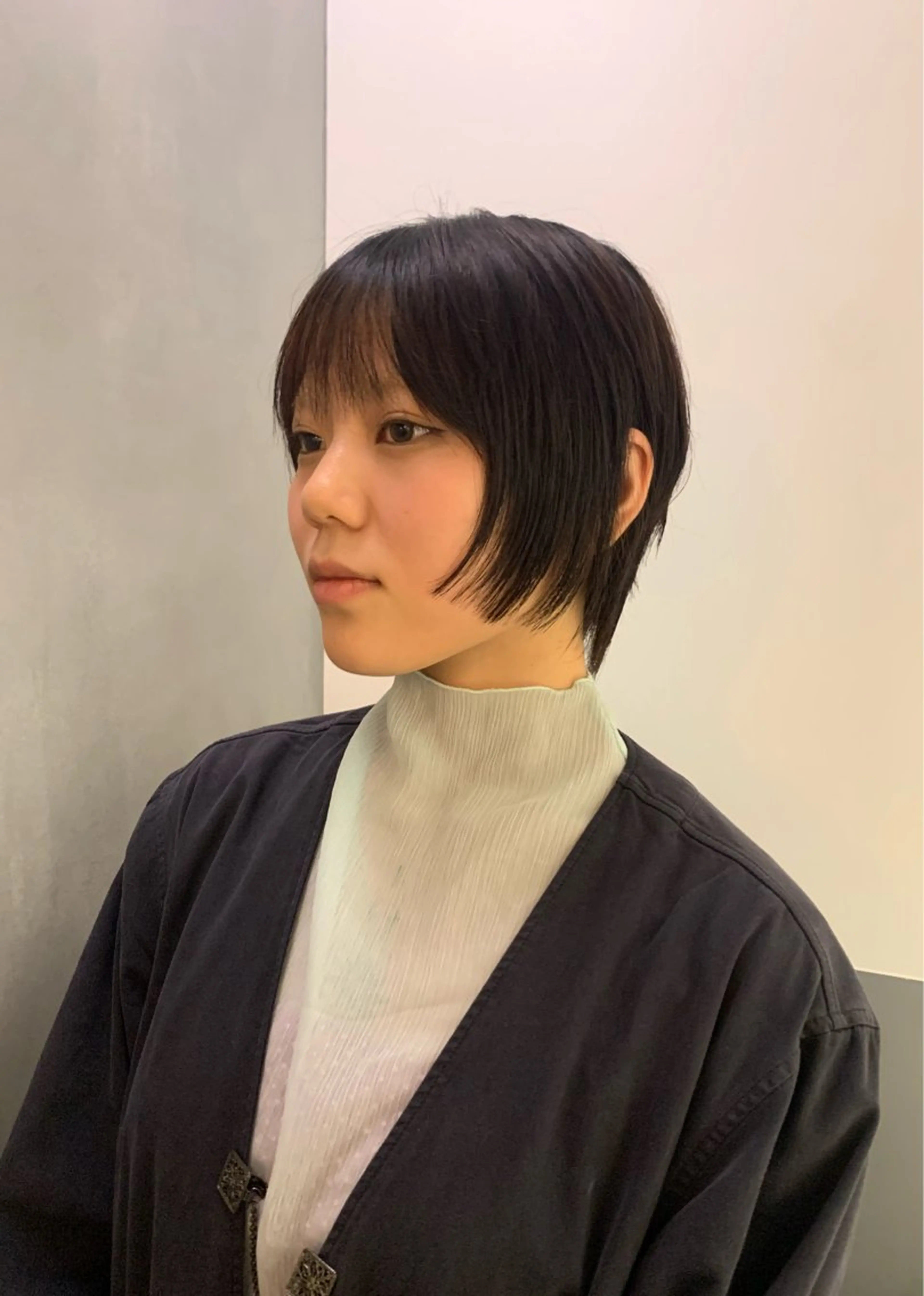 ショート 顔周りカット レイヤーカット ショートヘア レイヤー/メンズ /髪質改善　廣島公平のヘアスタイル