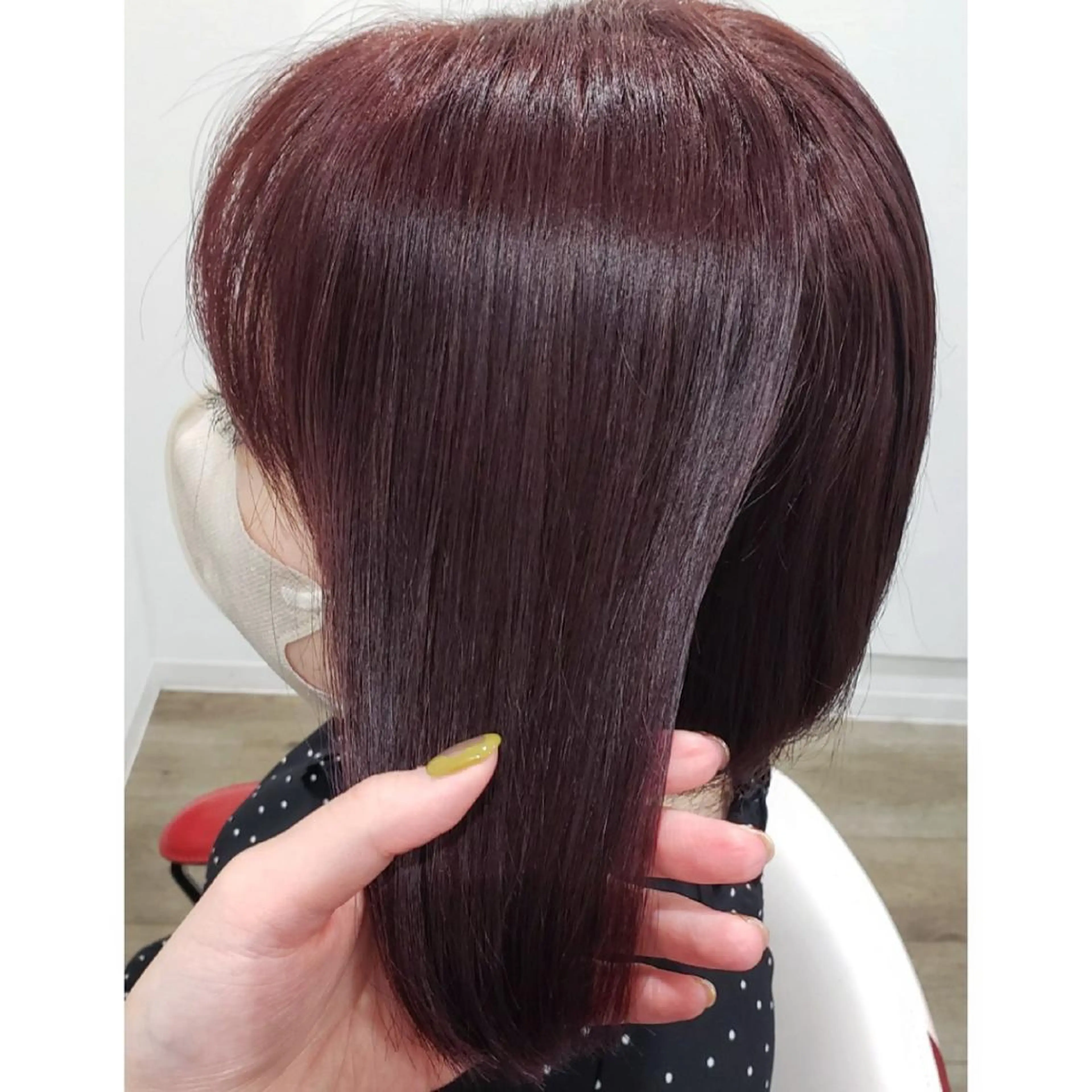 ミディアム カラー ヘアアレンジ ラベンダーカラー ラベンダーピンク ピンクカラー ピンクラベンダー 髪質改善 カット ヘアカラー トリートメント 髪質改善サロン🍃 AIRI のヘアスタイル