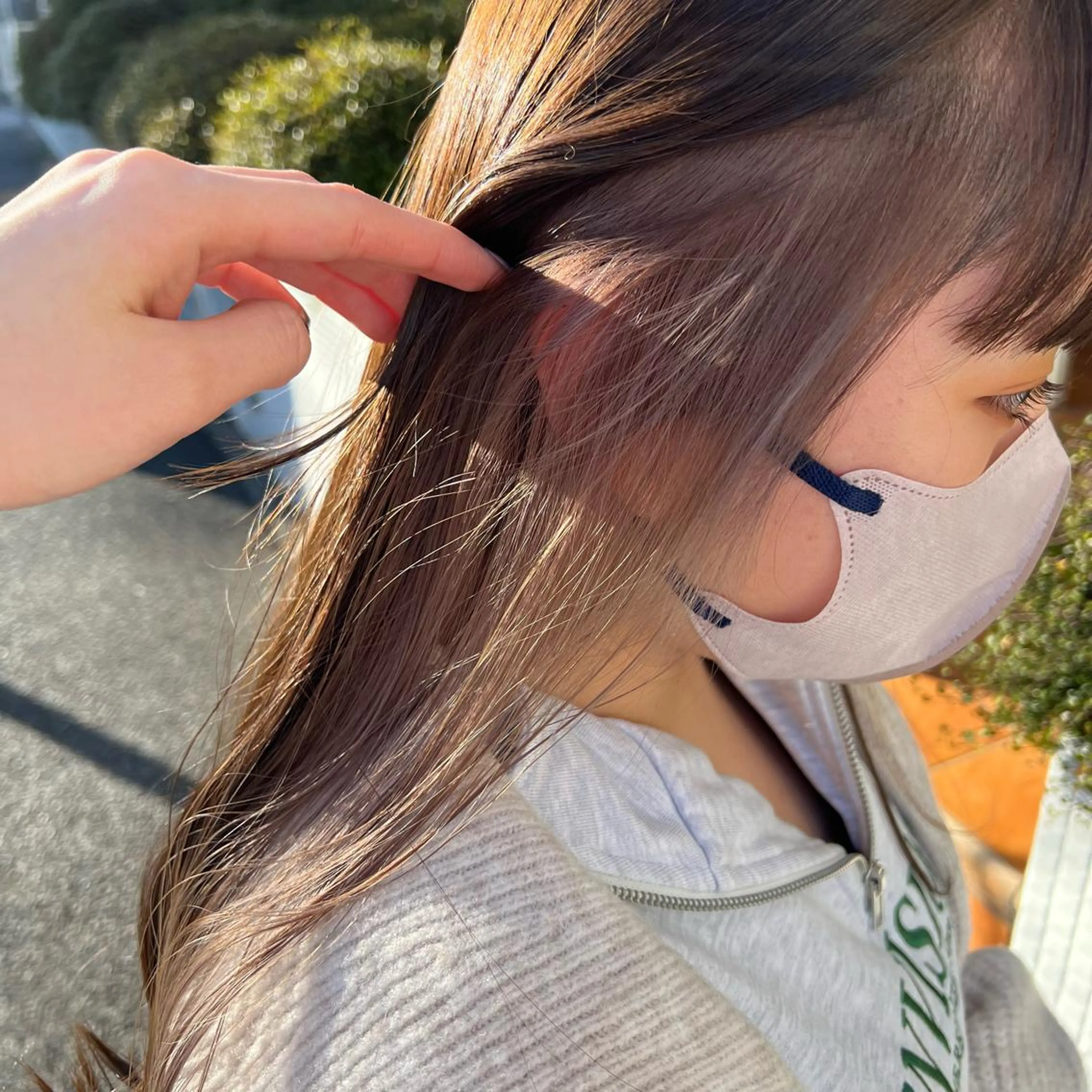 ロング 中村 未夢のヘアスタイル