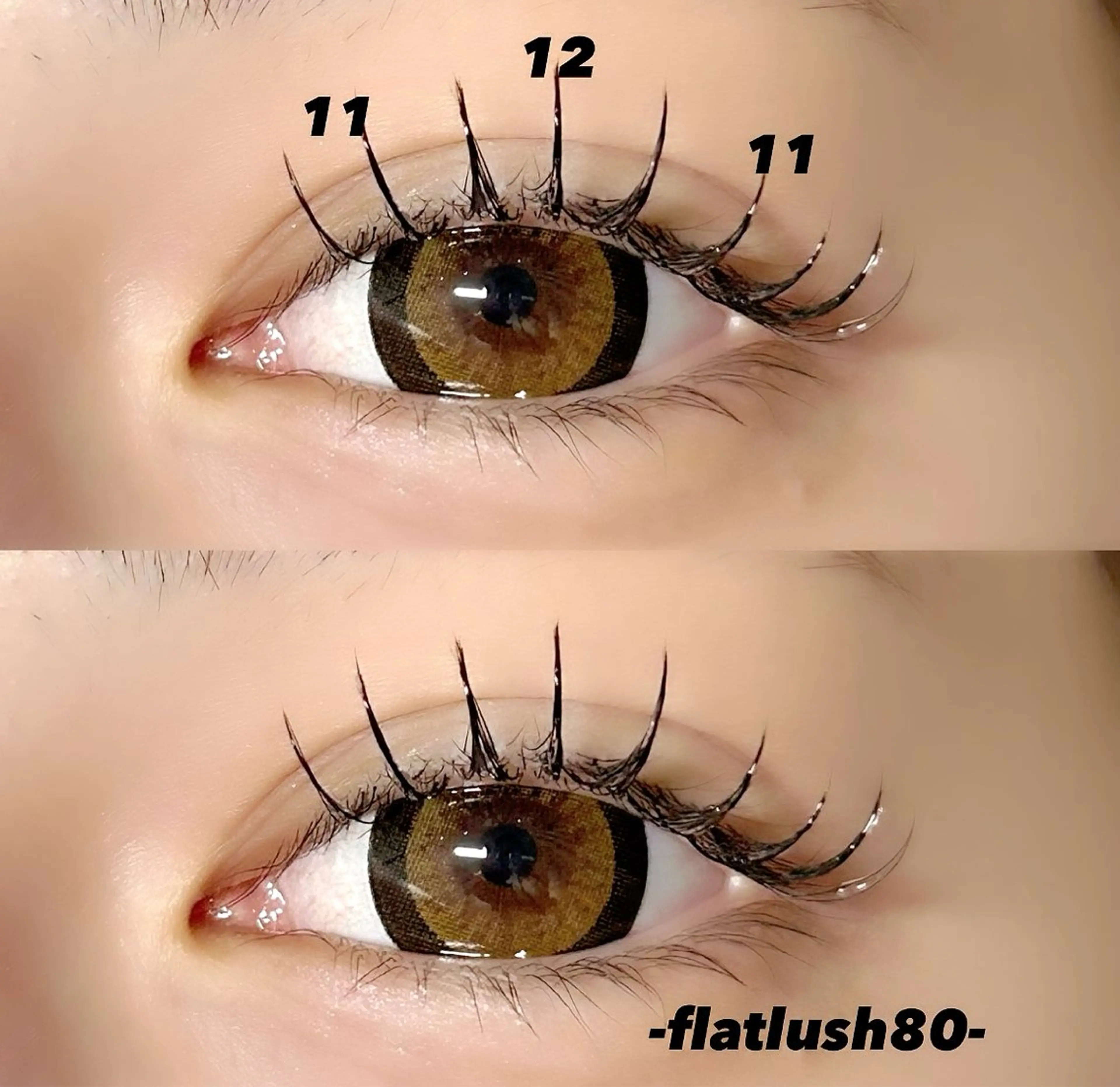 【練習モデル】💘フラットラッシュ80本︎💘 (バインドロック＆LEDオフ不可)の写真