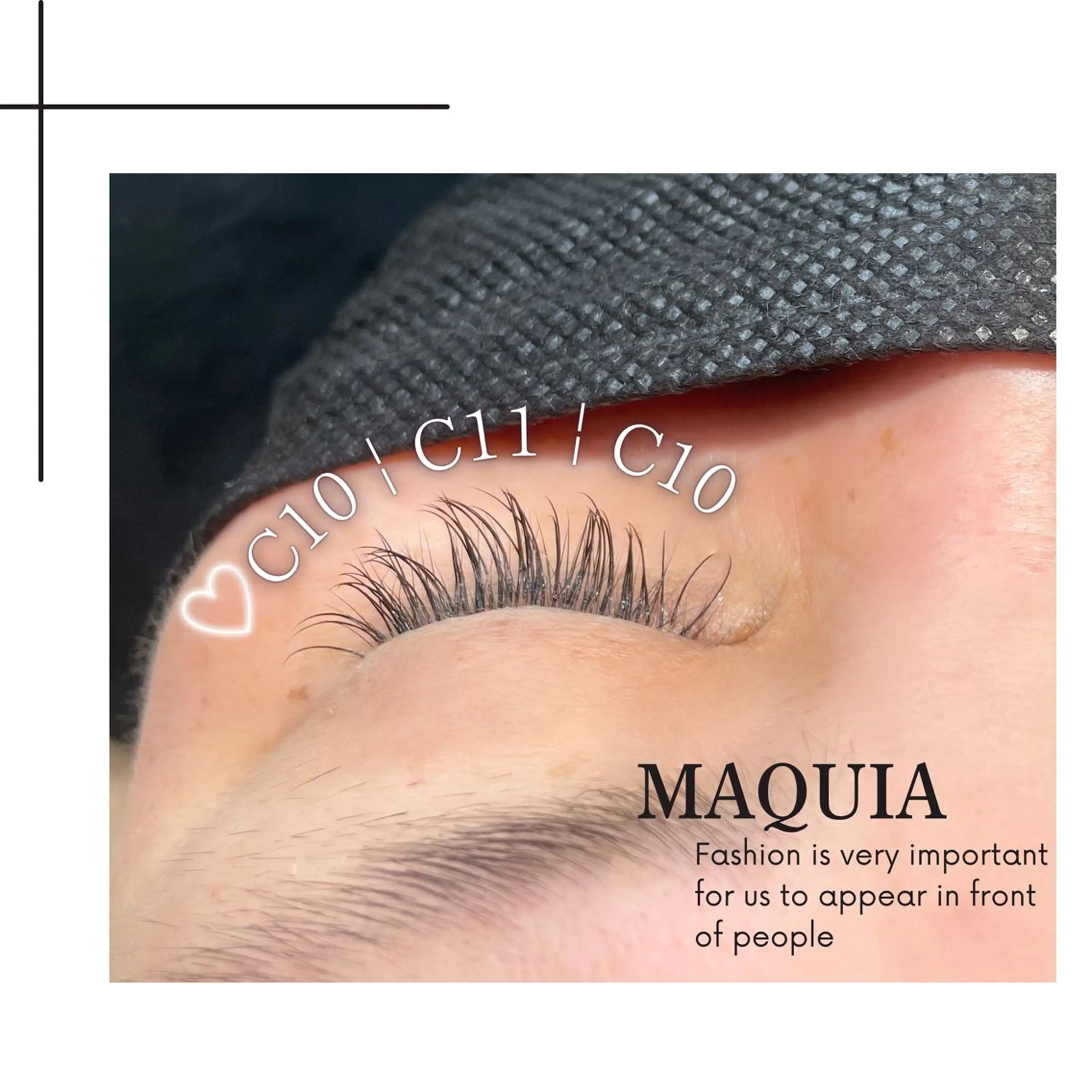 マツエク・マツパ ꒰ঌMAQUIA໒꒱ しおり🤍ྀིのマツエク・マツパデザイン