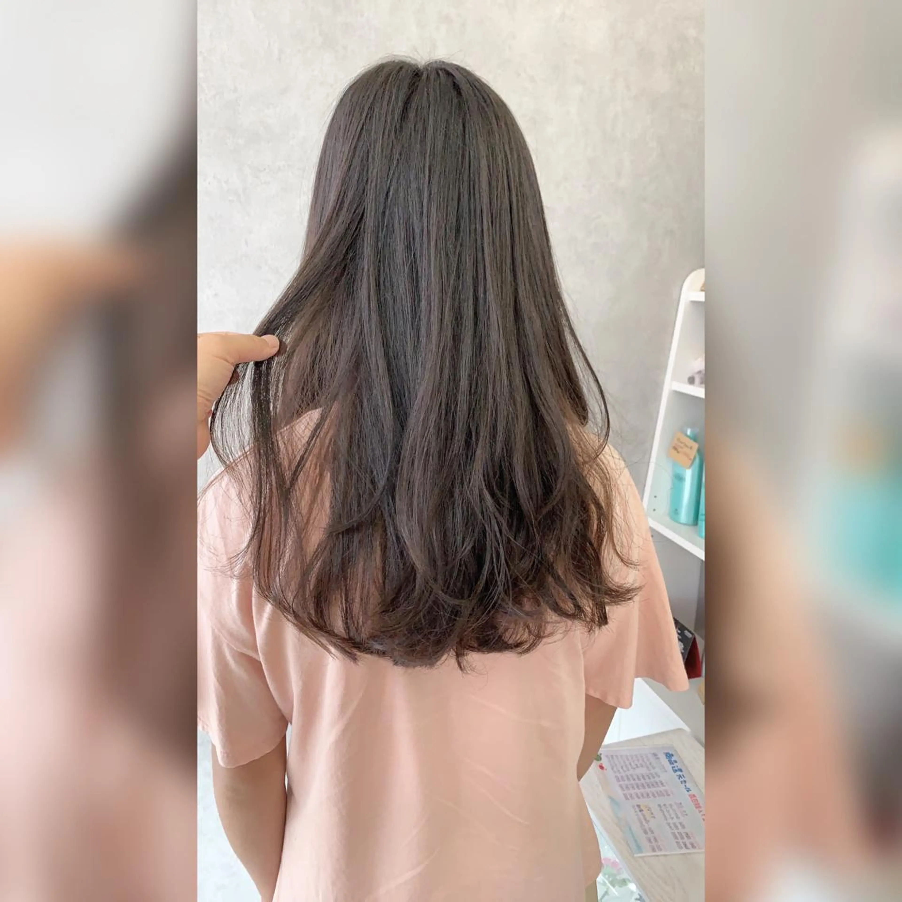 ロング パーマ キッズ 縮毛矯正 デジタルパーマ 美容室シーズナル所属・高山 梨絵のヘアスタイル