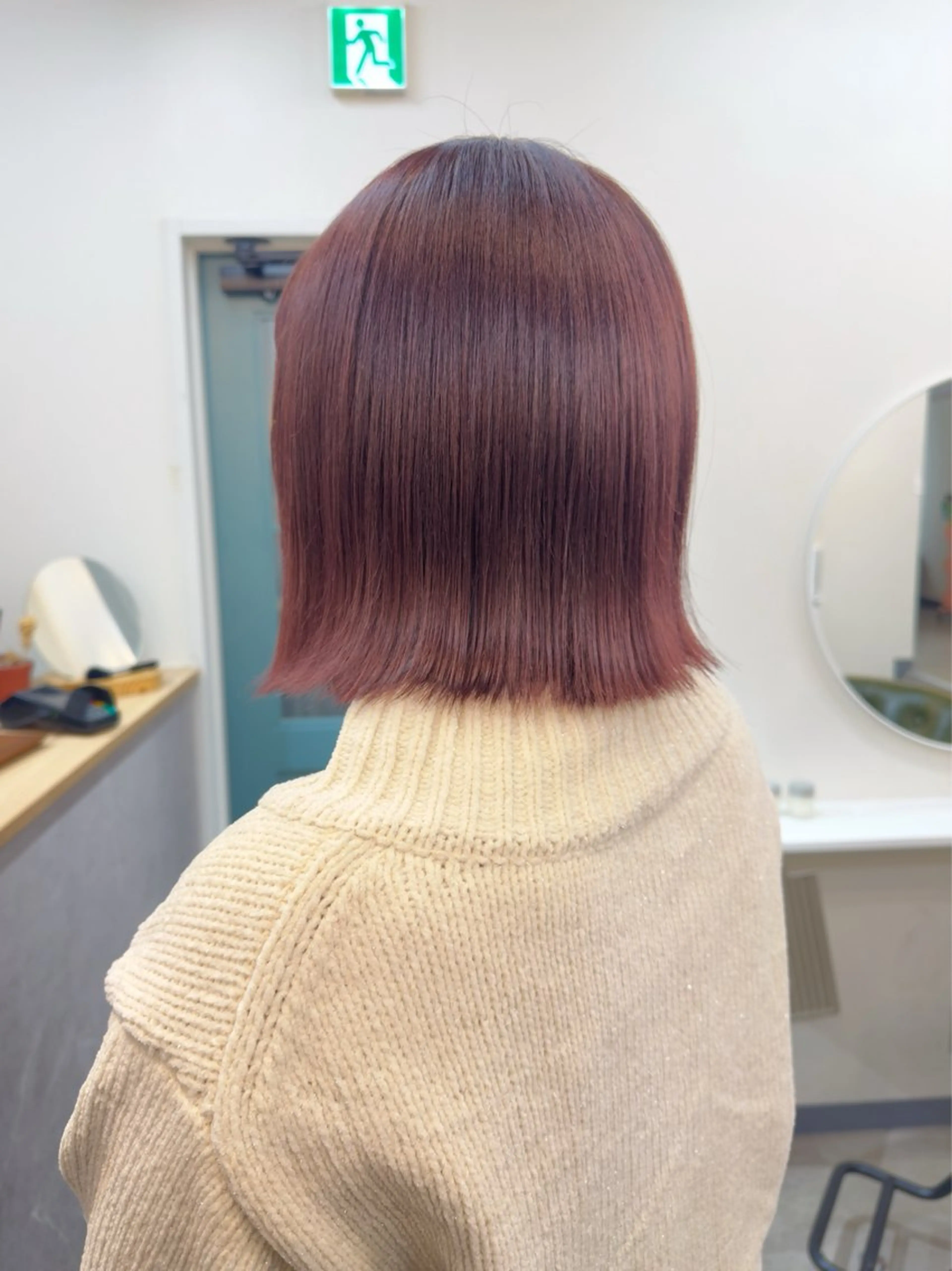 ショート カラー ヘアカラー トリートメント レイヤー/顔周り /いいぬまみかのヘアスタイル