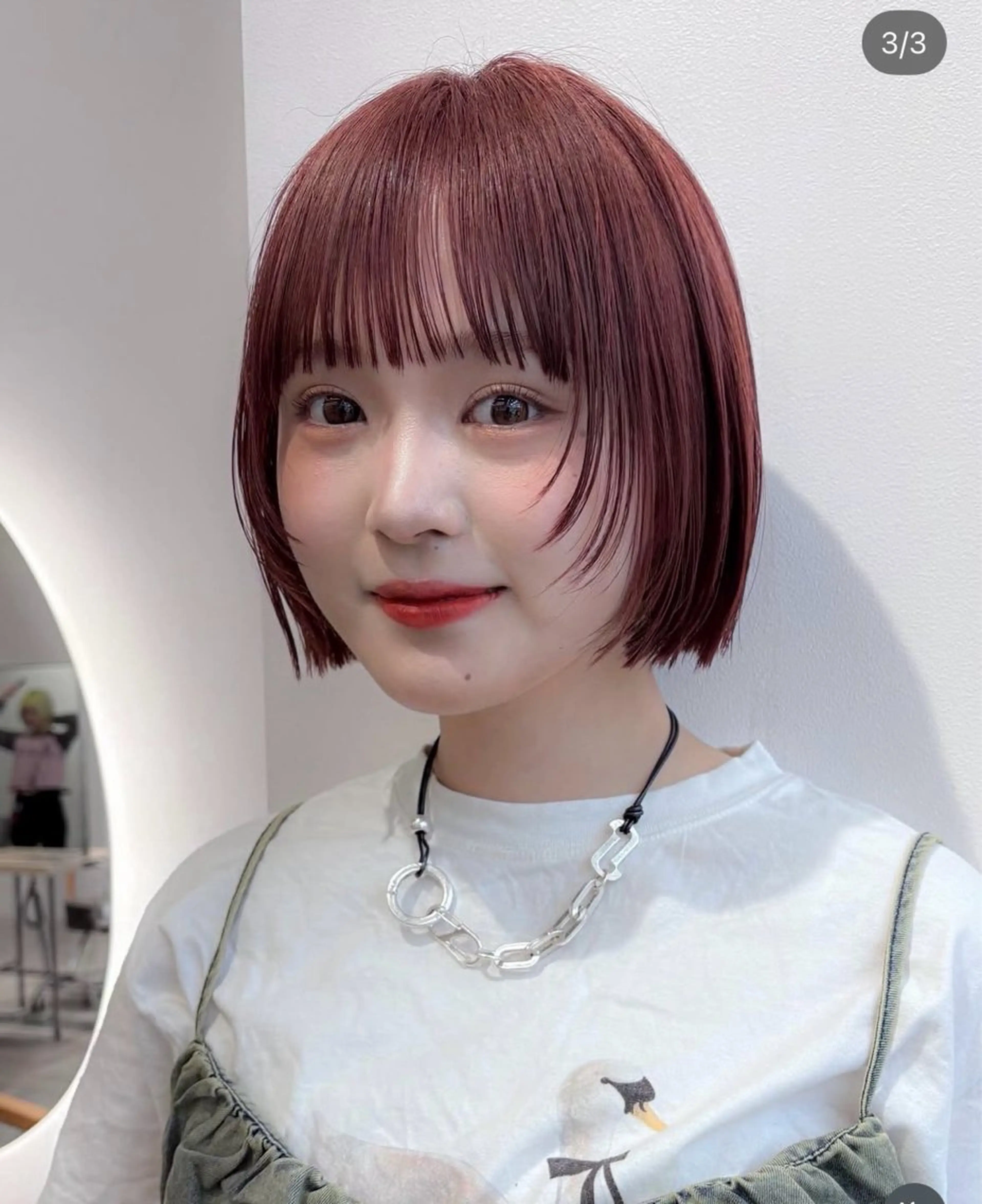 ショート Unami 表参道所属・ばんちなつ / ボブ/透明感カラーのヘアスタイル