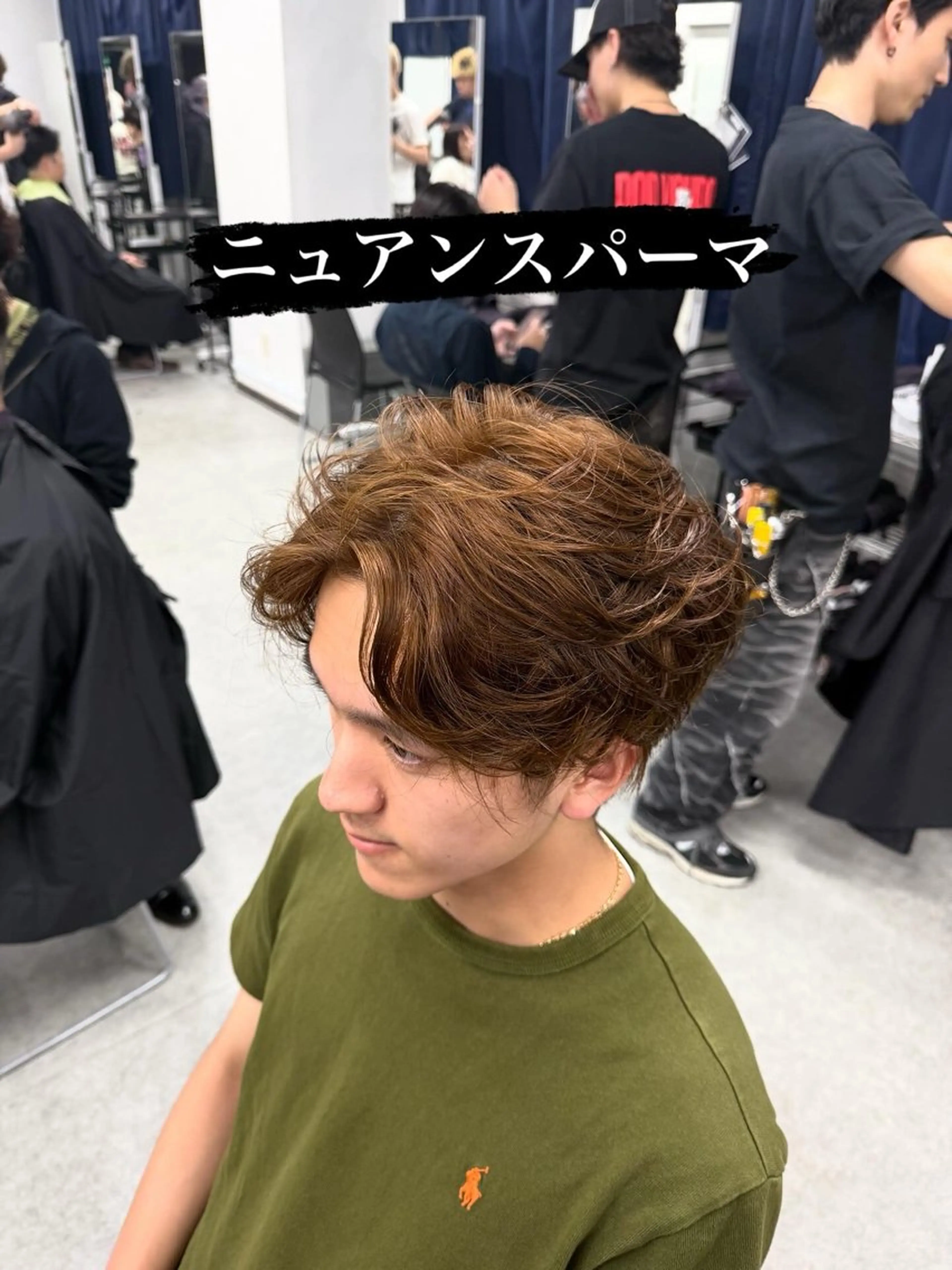 パーマ メンズ クラシックスタイル 💈鈴木洵誠のヘアスタイル