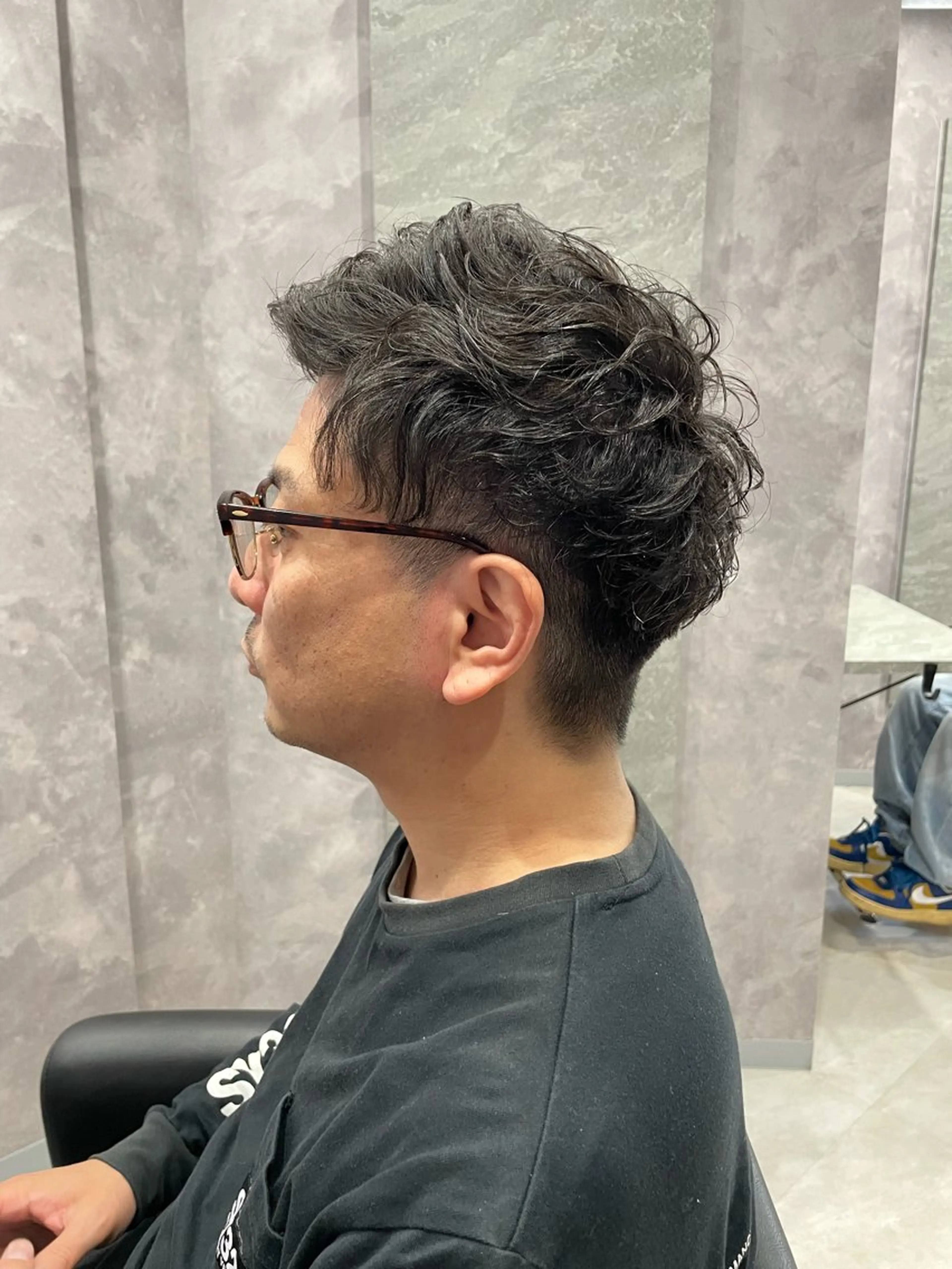 ショート パーマ メンズ ✨中野✨髪質改善✨ 野口虎剛のヘアスタイル