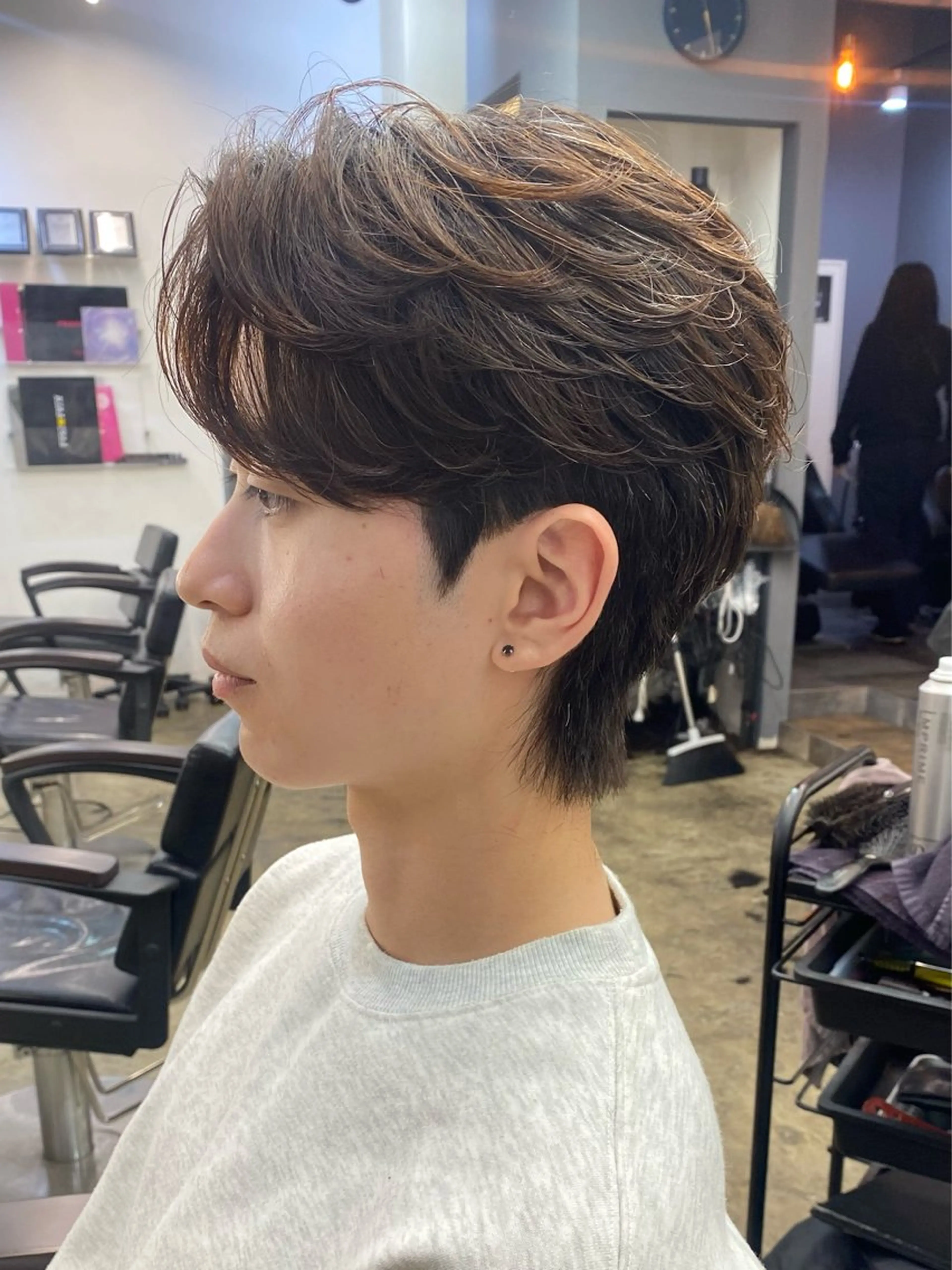 パーマ メンズ フェザーパーマ メンズパーマ カット パーマ PEYP prod ICON所属・パーマ/ケアブリーチ /博多/YOSUKEのヘアスタイル