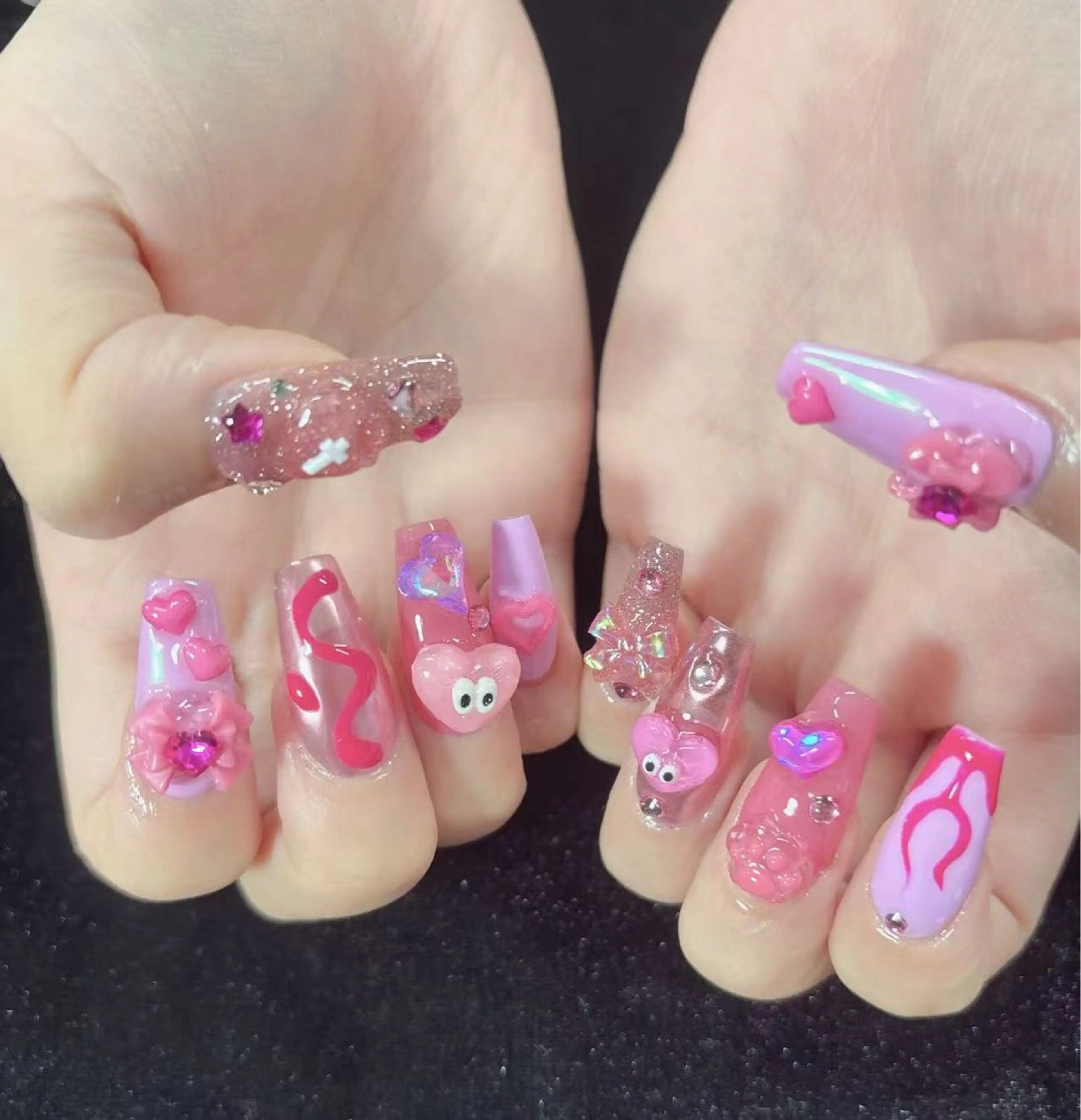 ネイル W &nail所属・lu miのネイルデザイン