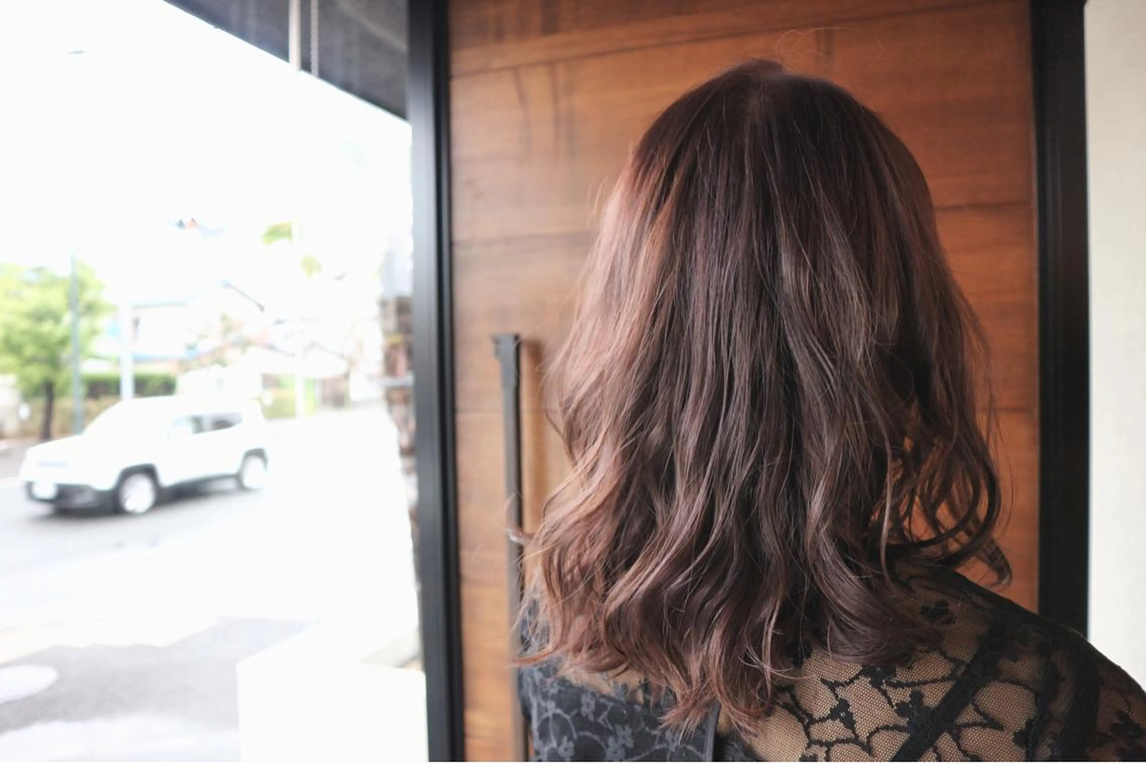 セミロング カラー ヘアカラー トリートメント IORI #韓国ヘア#髪質改善のヘアスタイル