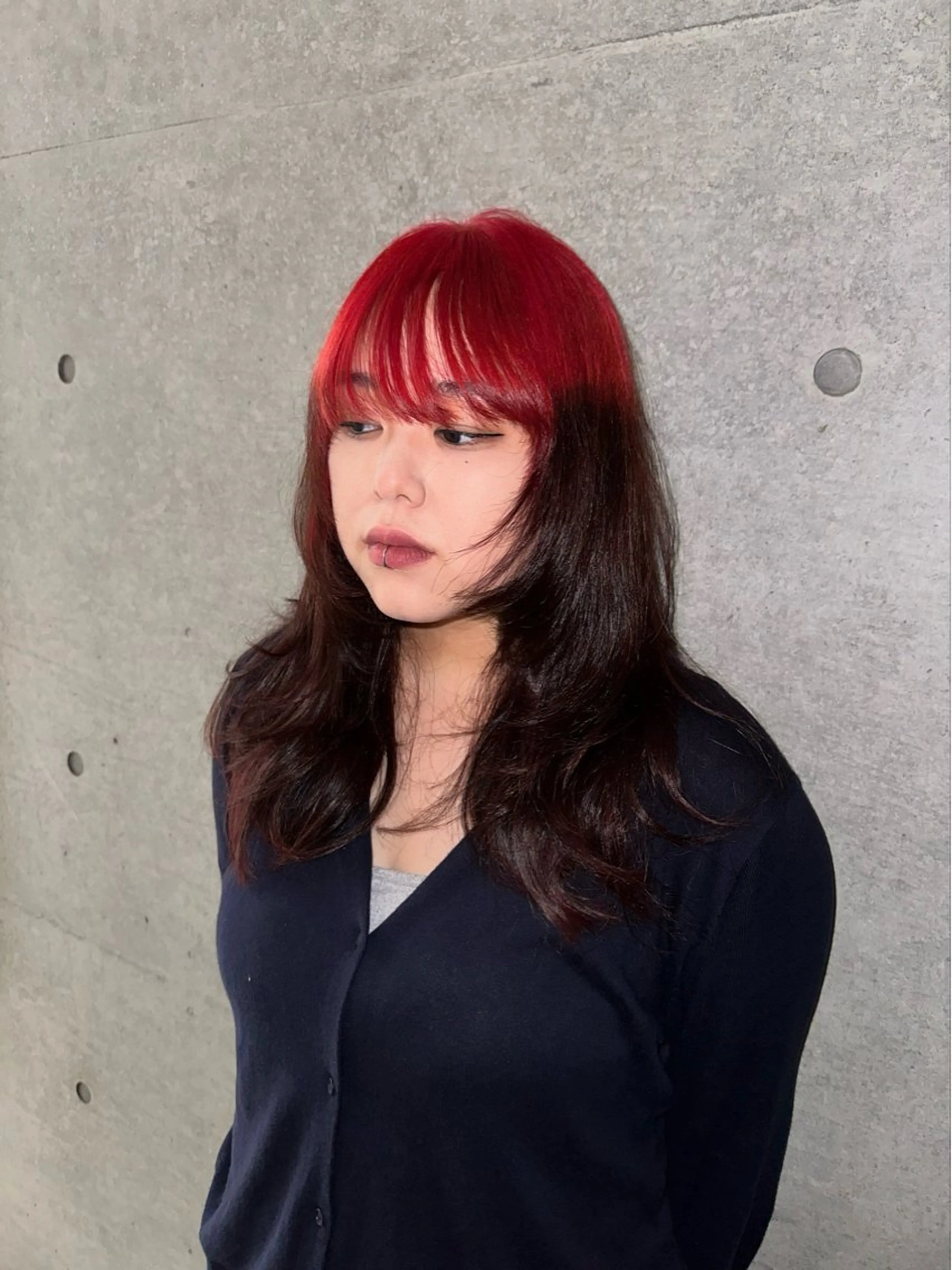 ロング カラー レイヤーカット カット ヘアカラー トリートメント 🦋レイヤーカット ミドリカワ🦋のヘアスタイル