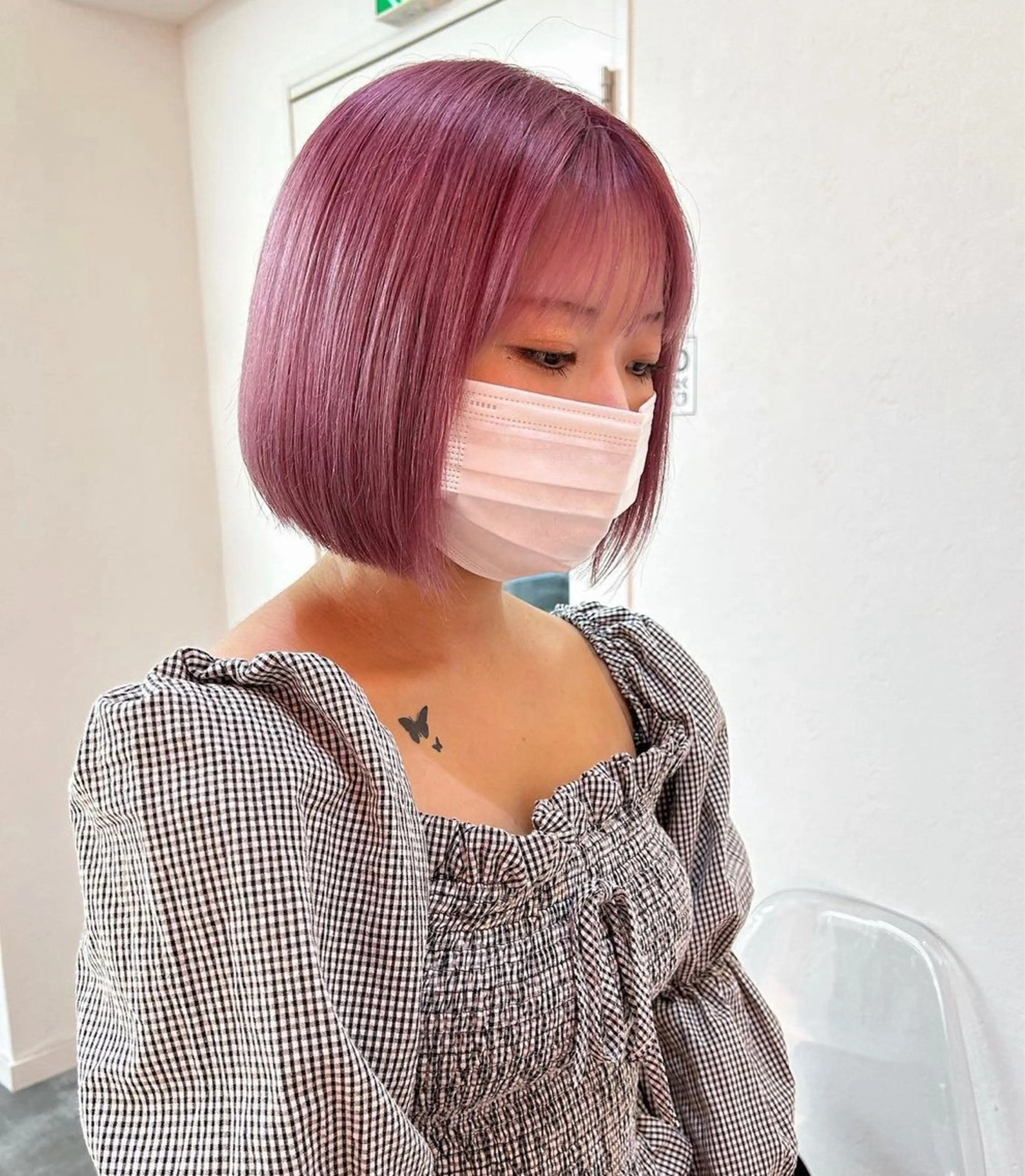 カラー 莉乃/縮毛矯正/髪質 改善/艶カラーのヘアスタイル