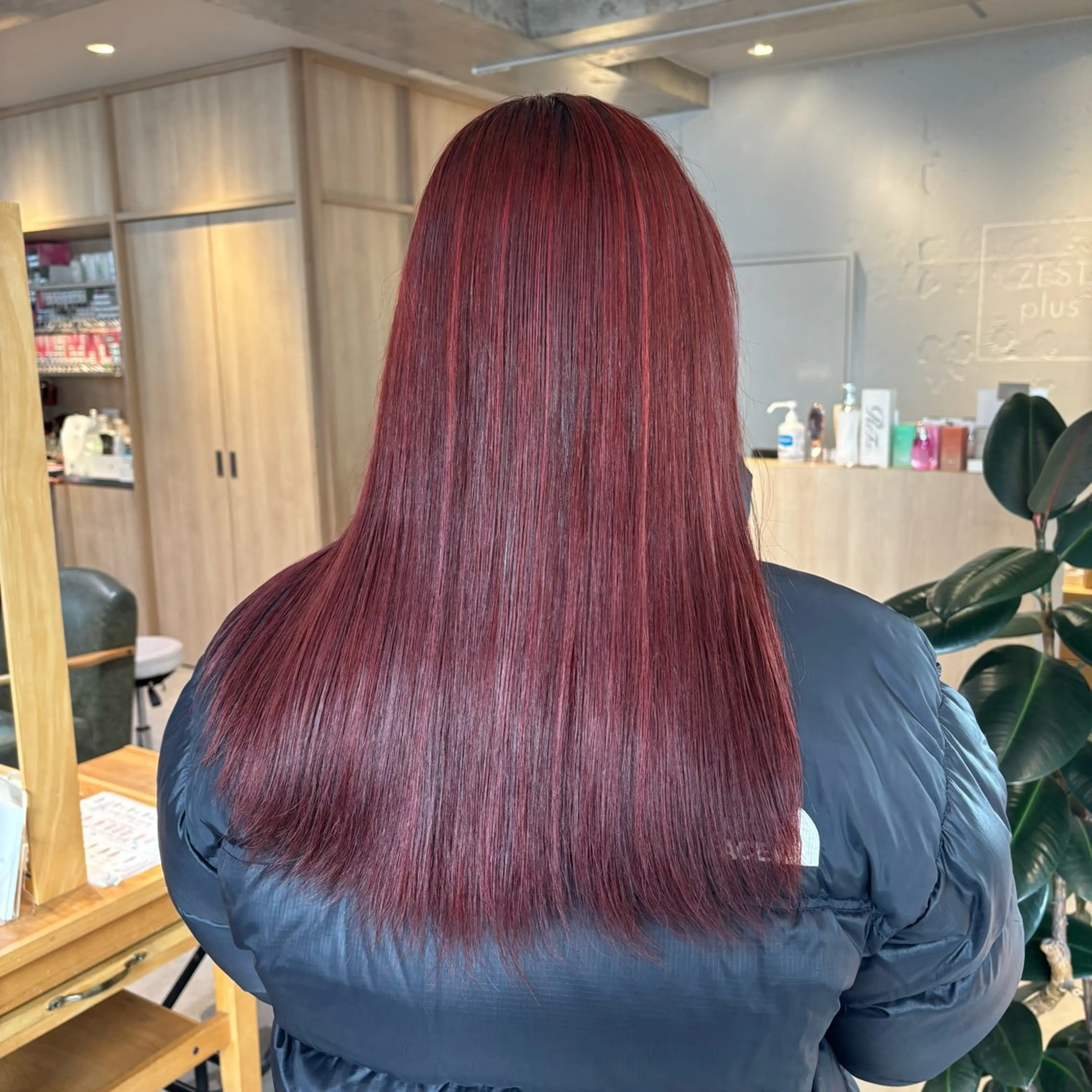 ロング カラー りあの🎀 /暖色カラー🍒のヘアスタイル