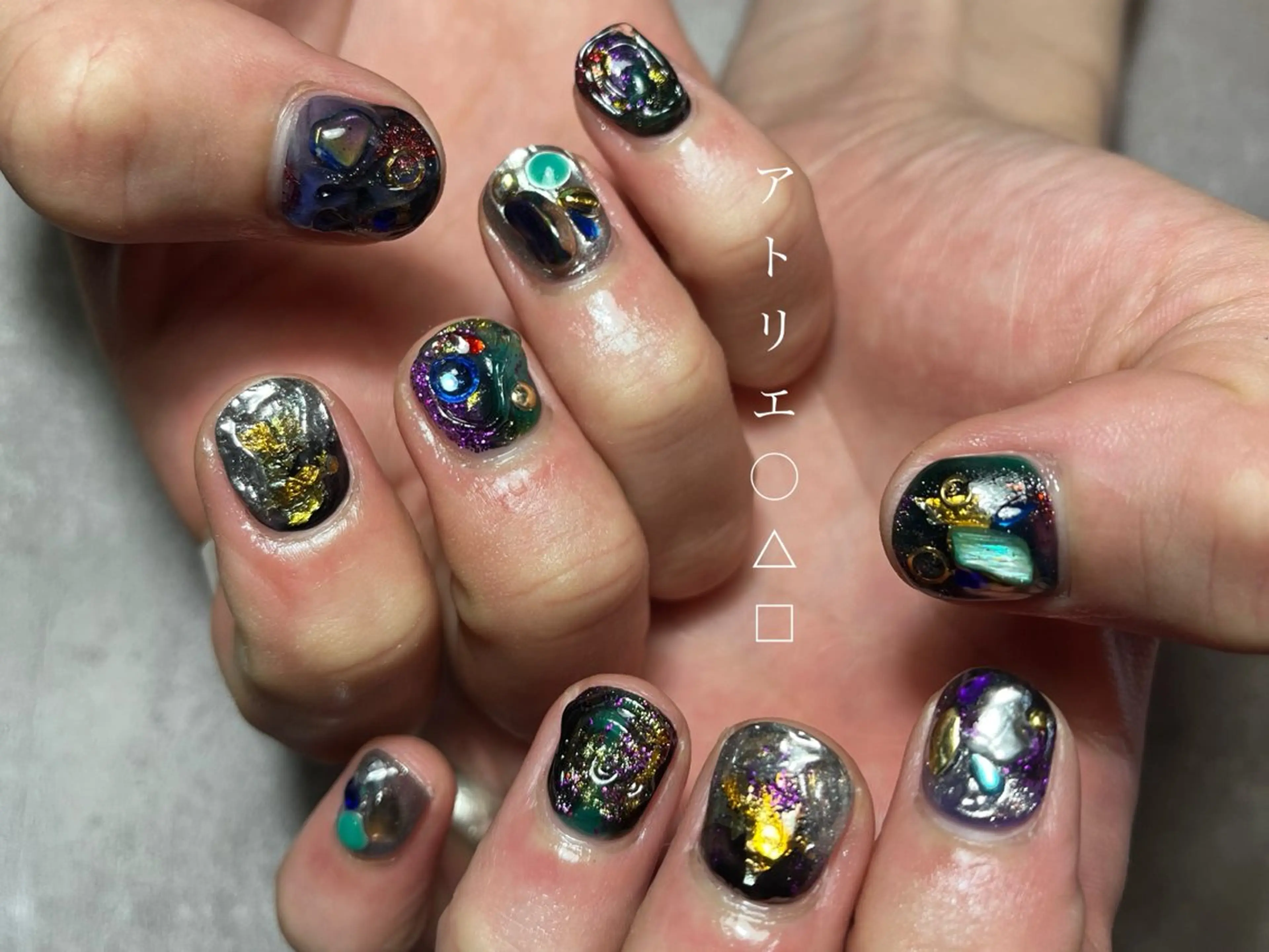 ネイル ハンドネイル アトリエ ○△□のネイルデザイン