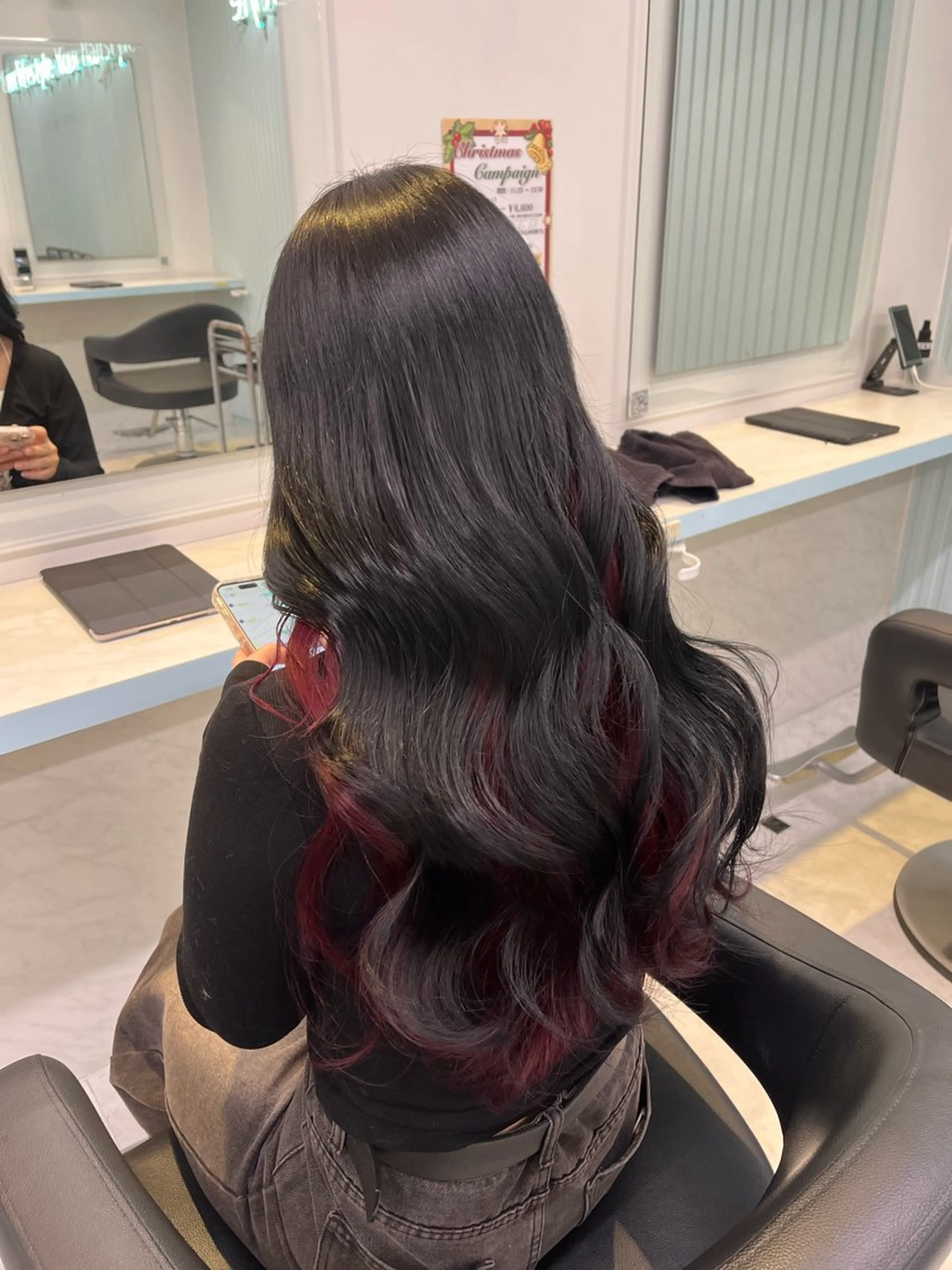 ロング カラー ヘアカラー トリートメント ブリーチカラー 🩵MIZUKIのヘアスタイル